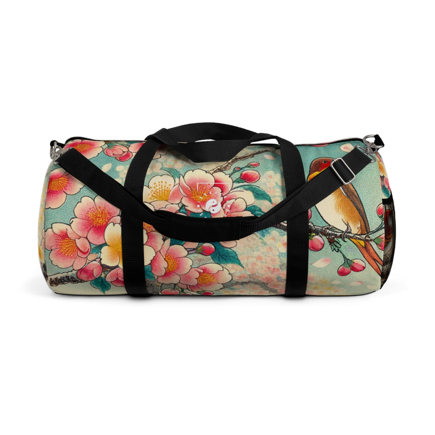 "Verdant Whispers: Sakura Chirping" - Duffle Bag