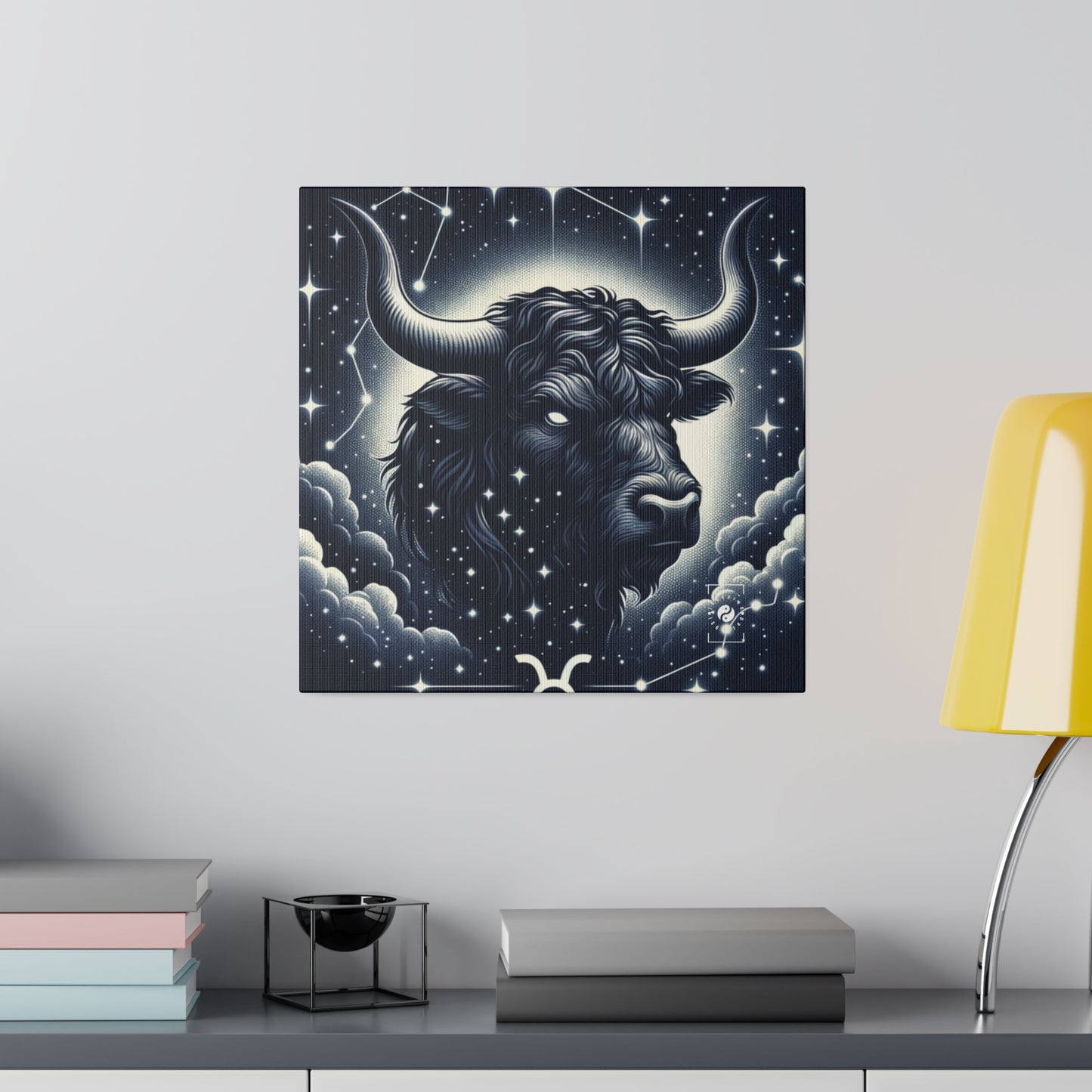 Celestial Taurine Constellation - Art Print Canvas