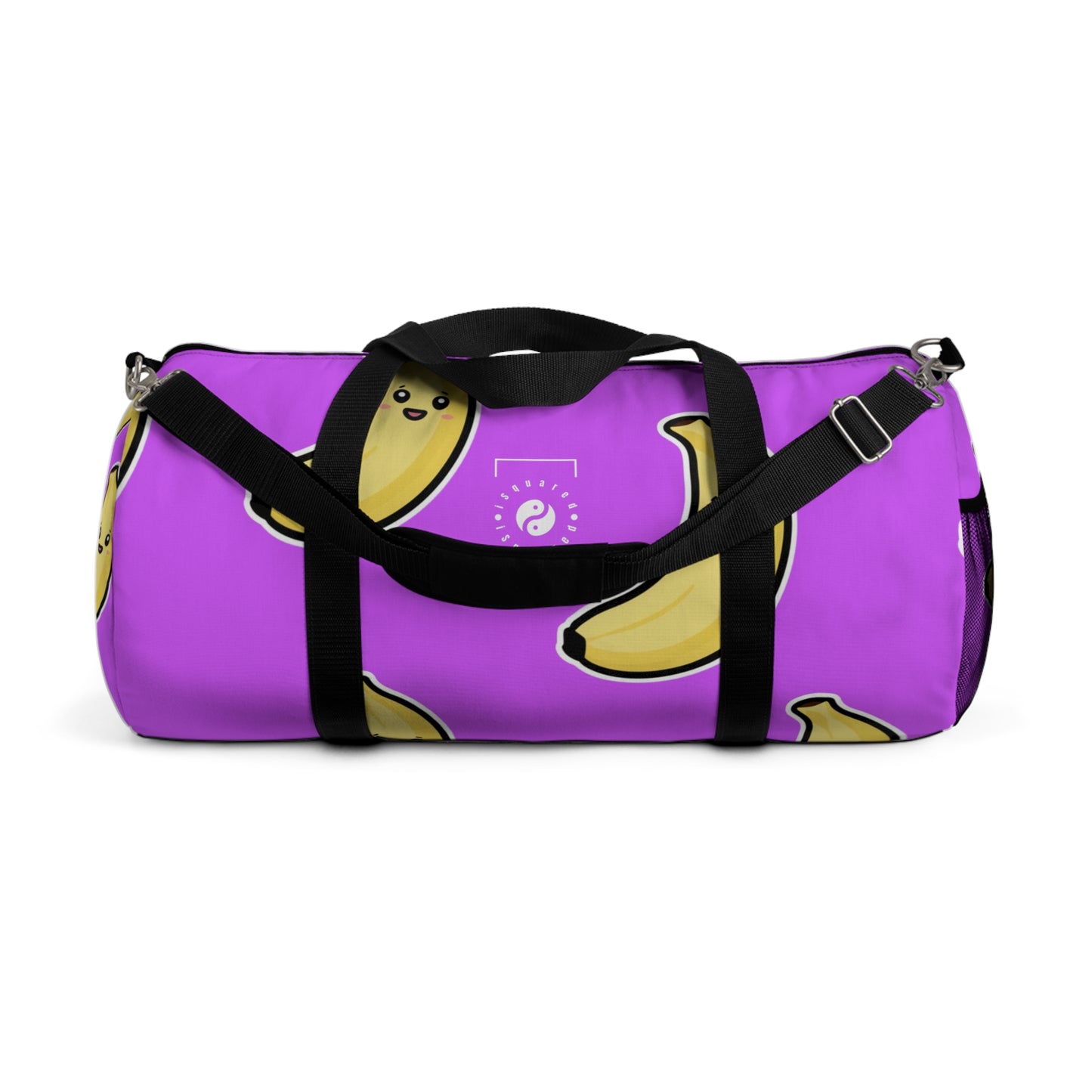 #D65BFF Purple + Banana - Duffle Bag