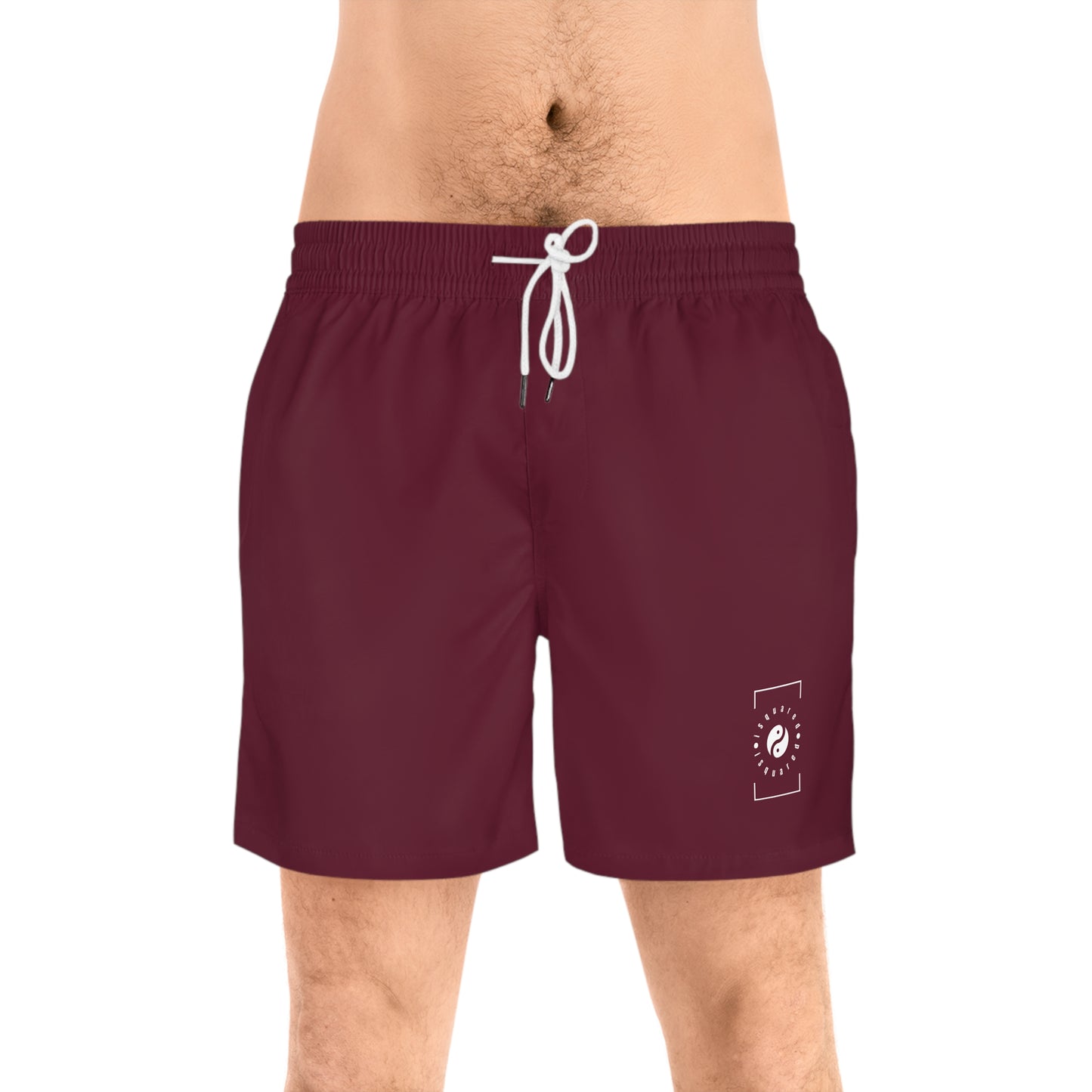#60182D Deep Siena - Swim Shorts (Solid Color) for Men