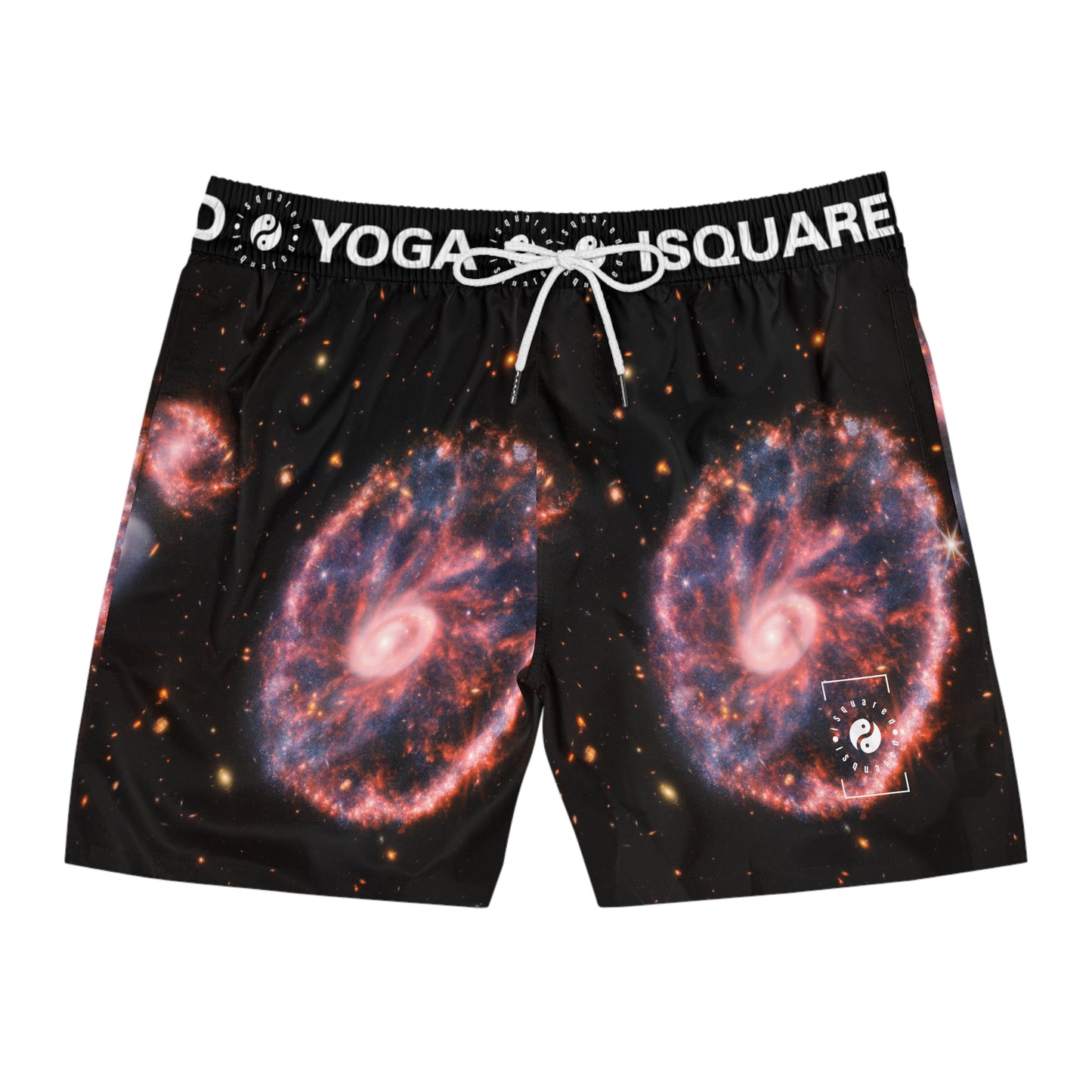 Cartwheel Galaxy (NIRCam and MIRI Composite Image) - Swim Shorts (Mid-Length) for Men