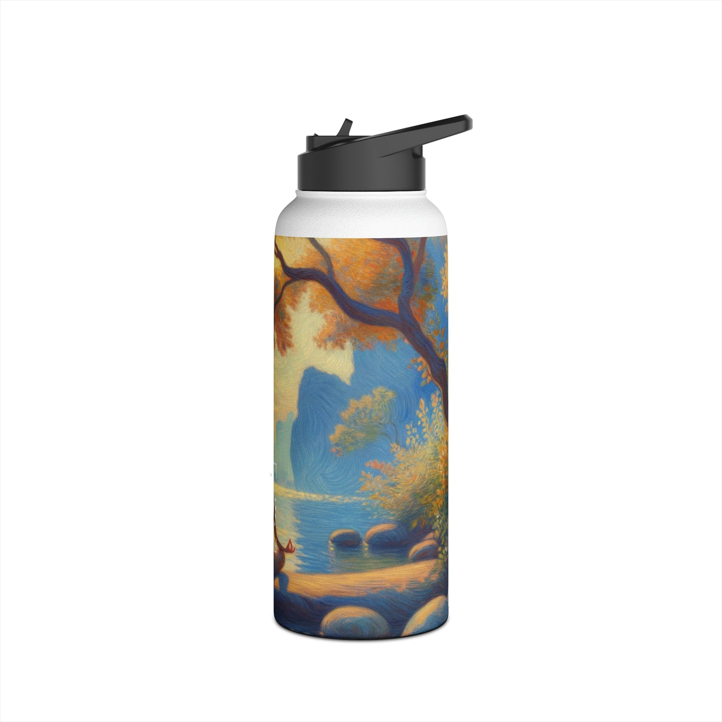 "Zen Blossom Alignment" - Water Bottle