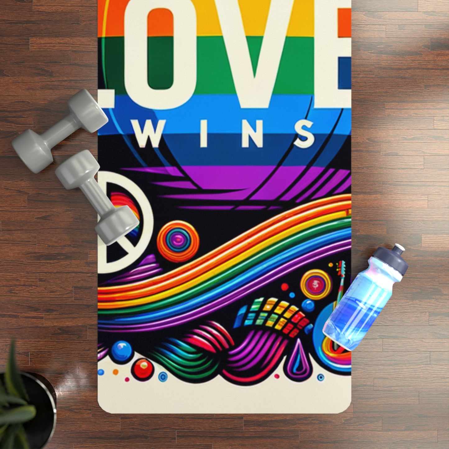 LOVE WINS - Yoga Mat