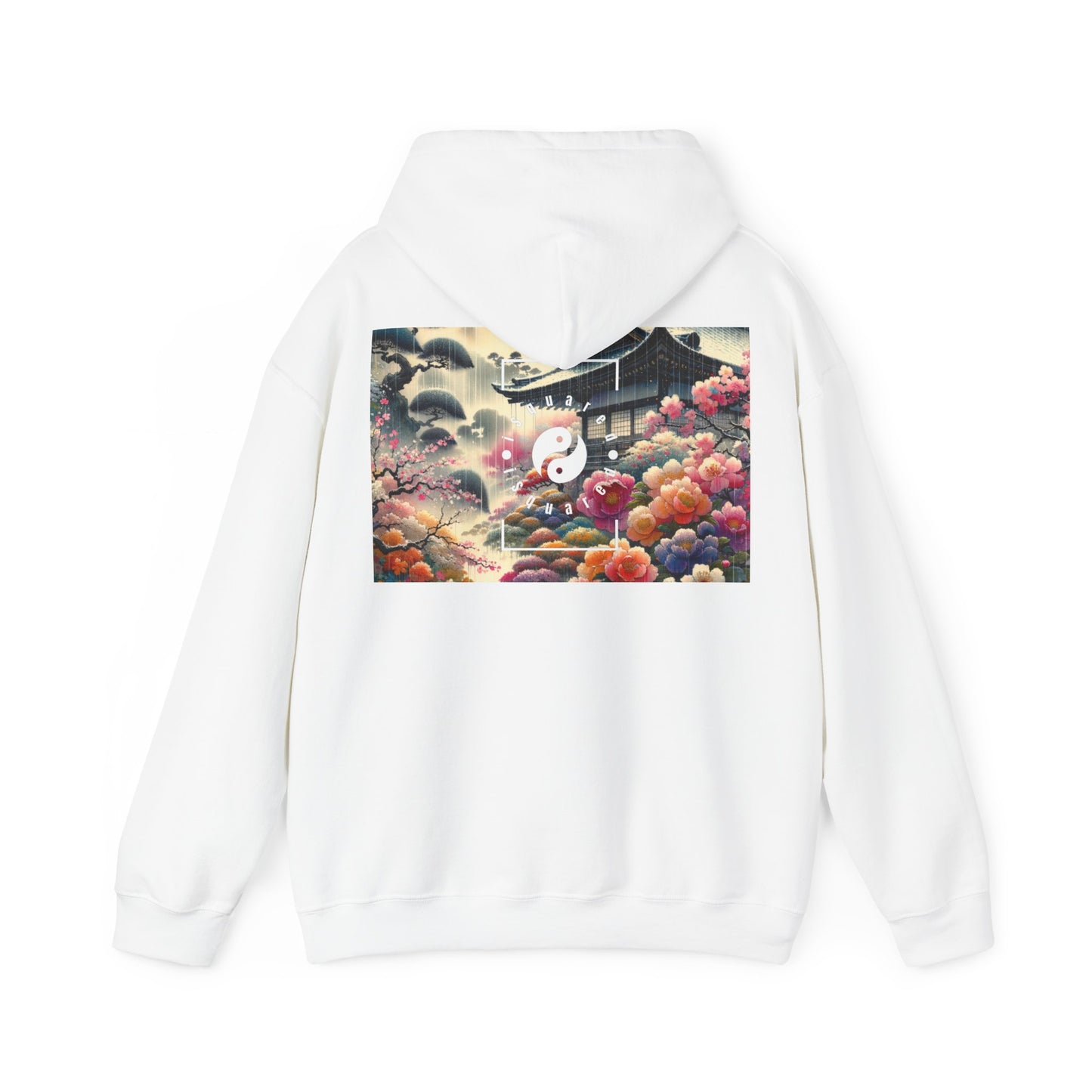 "Sakura Spectrum trempé par la pluie" - Sweat à capuche