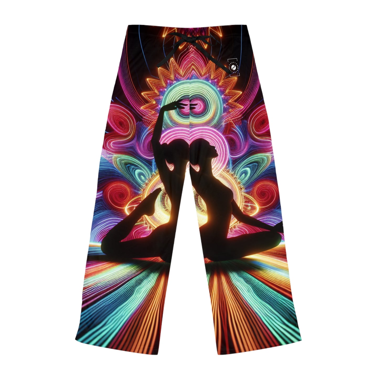 "Neon Zenith : Chromatic Balance" - Pantalon lounge femme