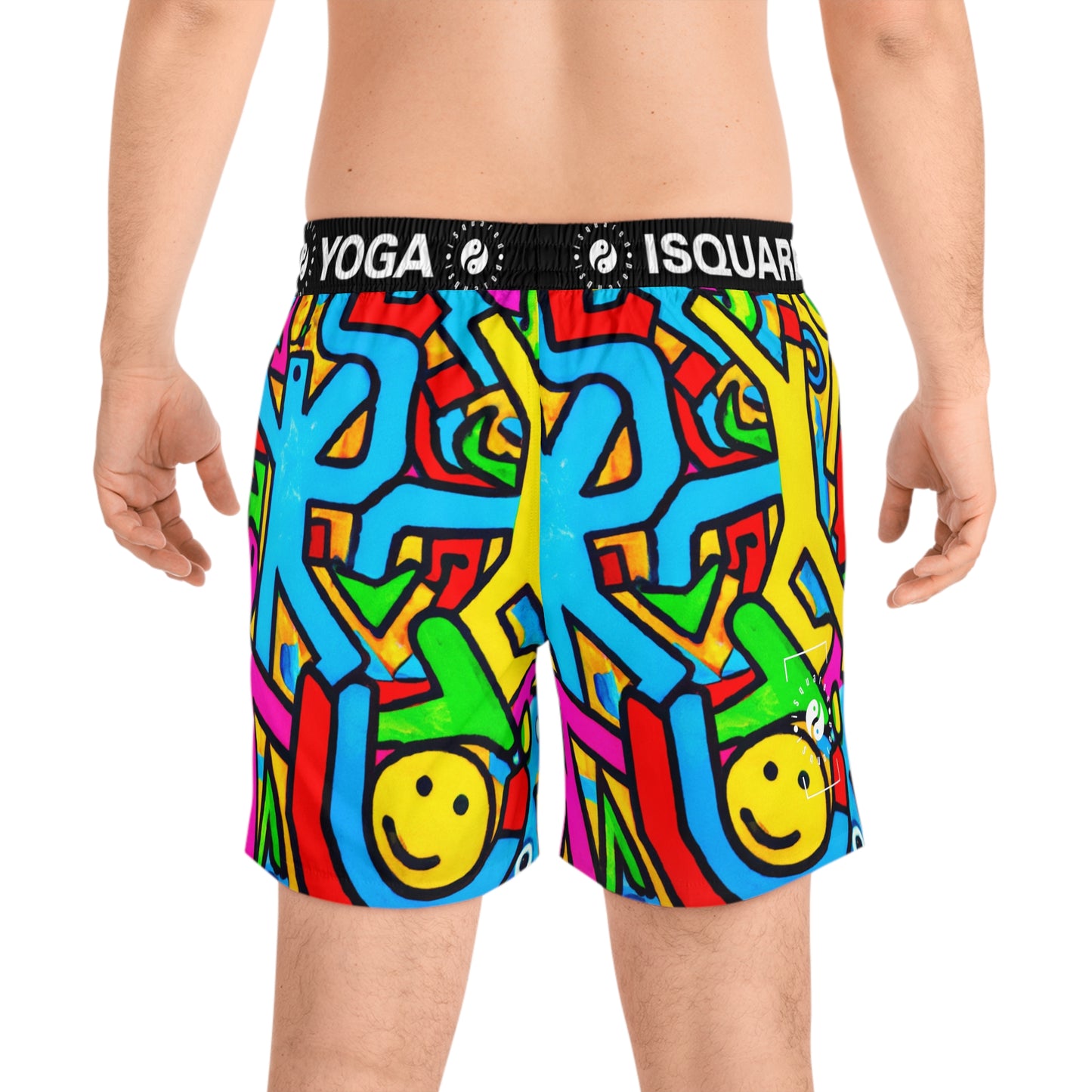 symbols of happiness - Swim Shorts (Mid-Length) for Men