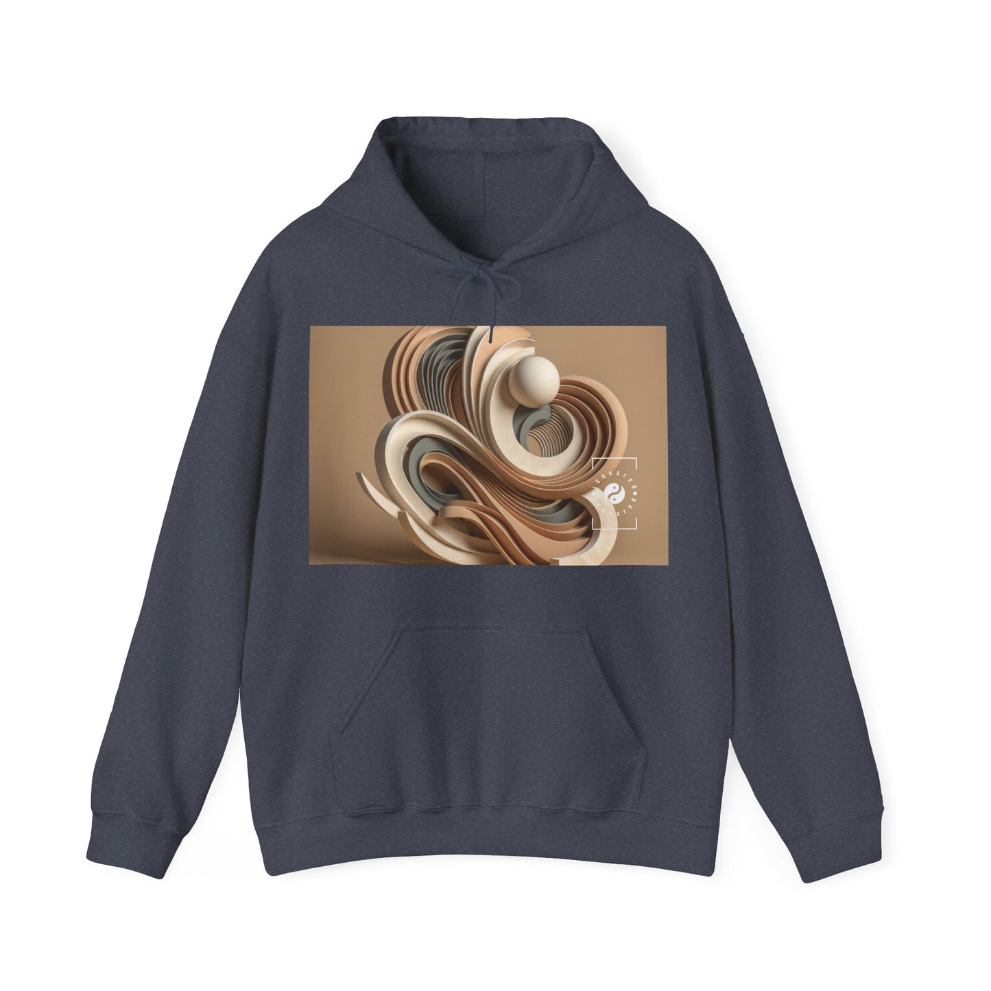 "Hepworth Hues: An Earth Tone Symphony" - Hoodie