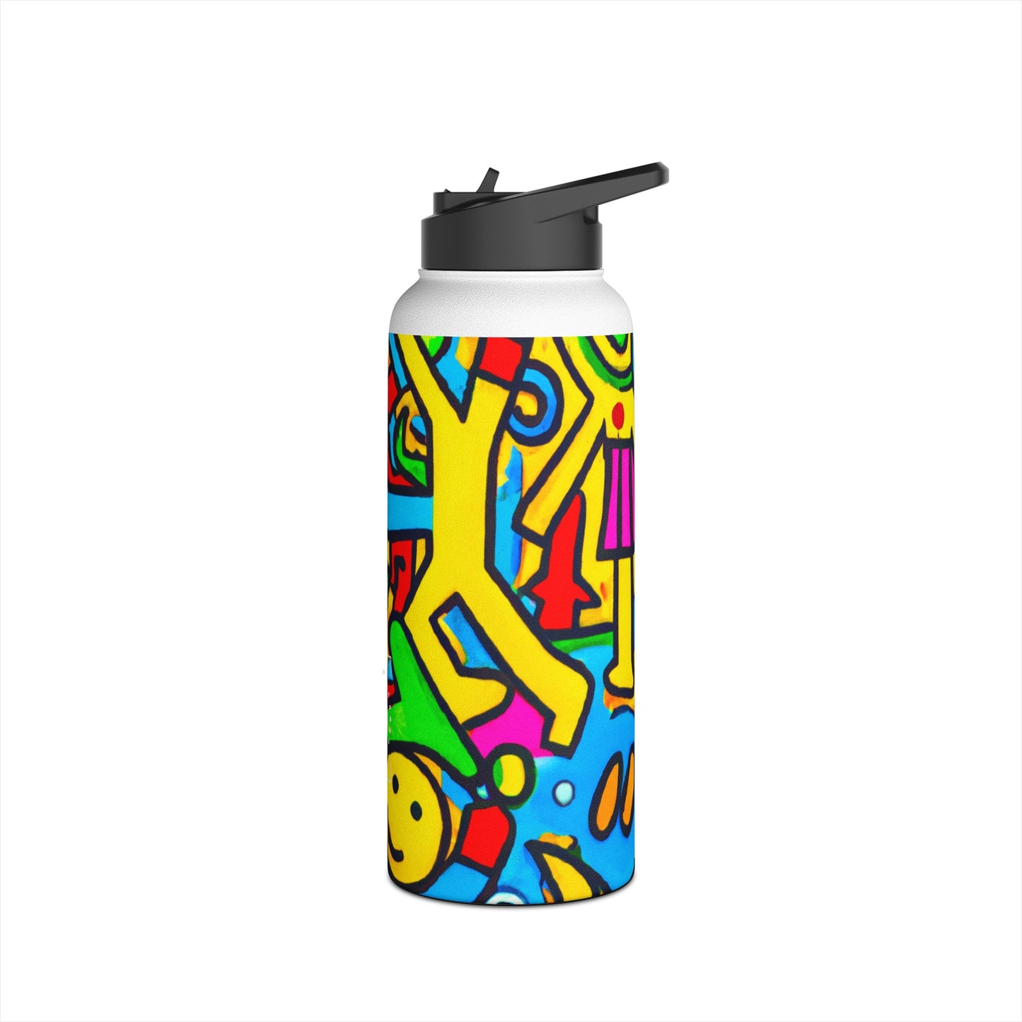 symbols of happiness - Water Bottle