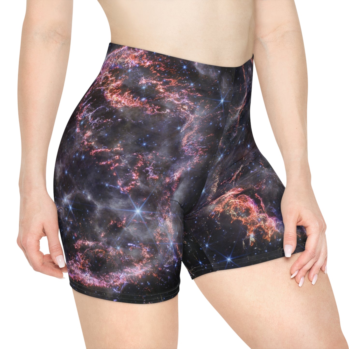 Cassiopée A (Image NIRCam) - Collection JWST - Short de yoga chaud