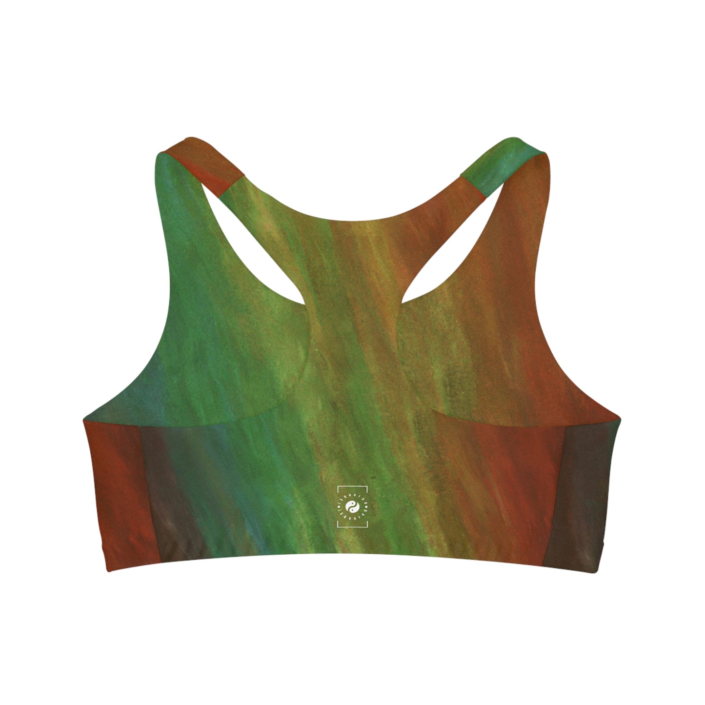 Subtle Rainbow Mood - Seamless Sports Bra