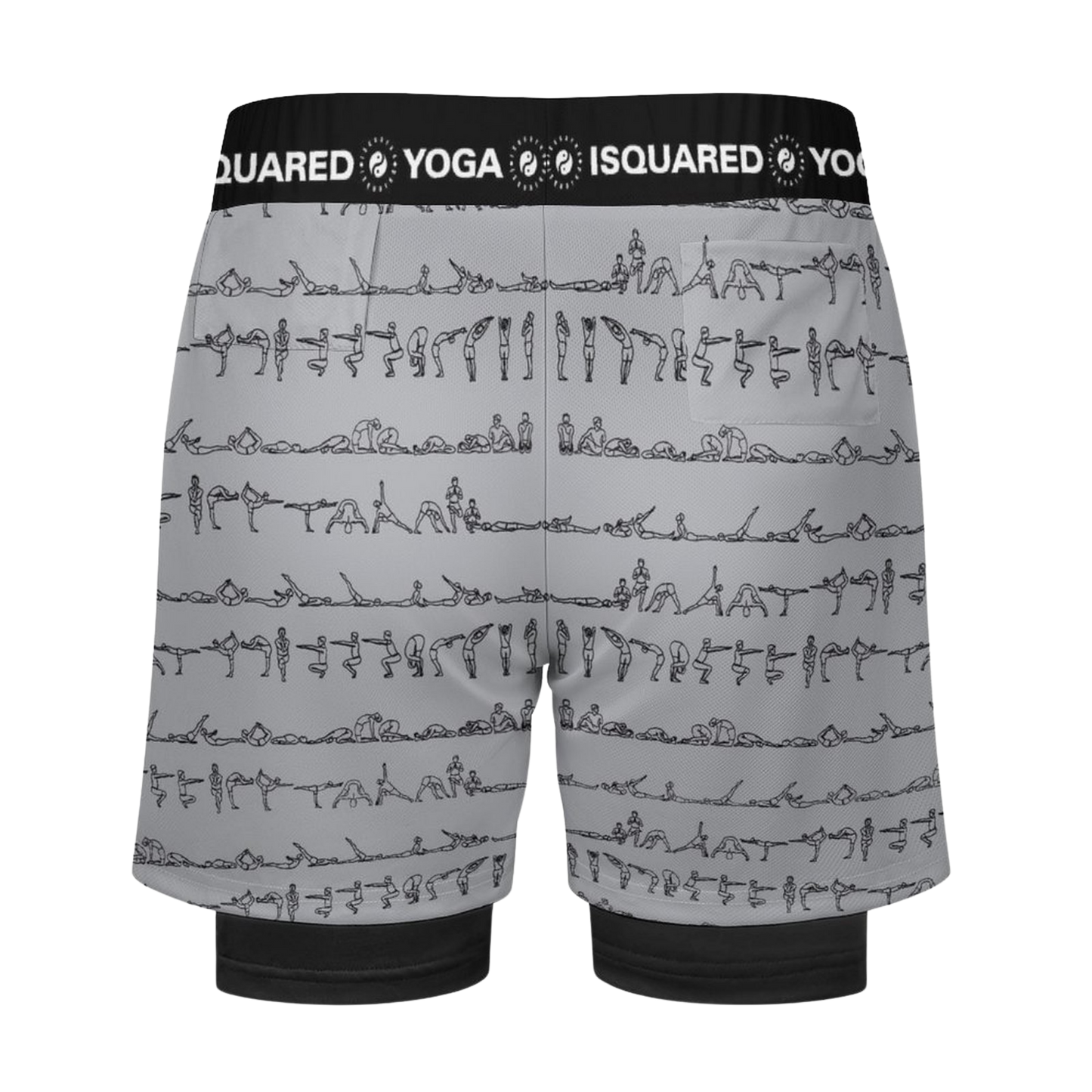 Bikram Pastel - Compression Yoga Shorts