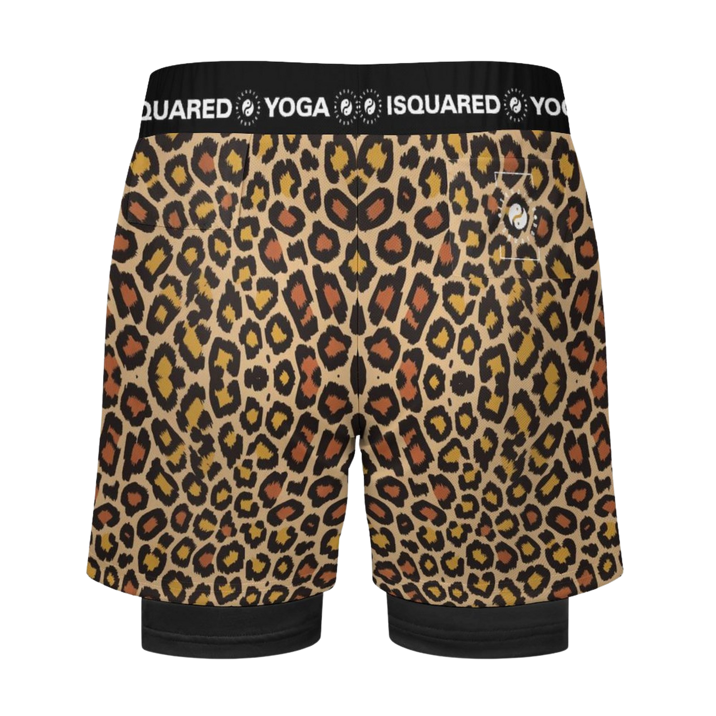 Wild Leopards - Compression Yoga Shorts
