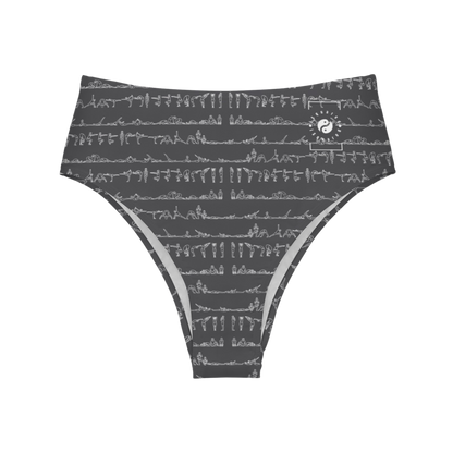 Bikram Ember - High Waisted Bikini Bottom