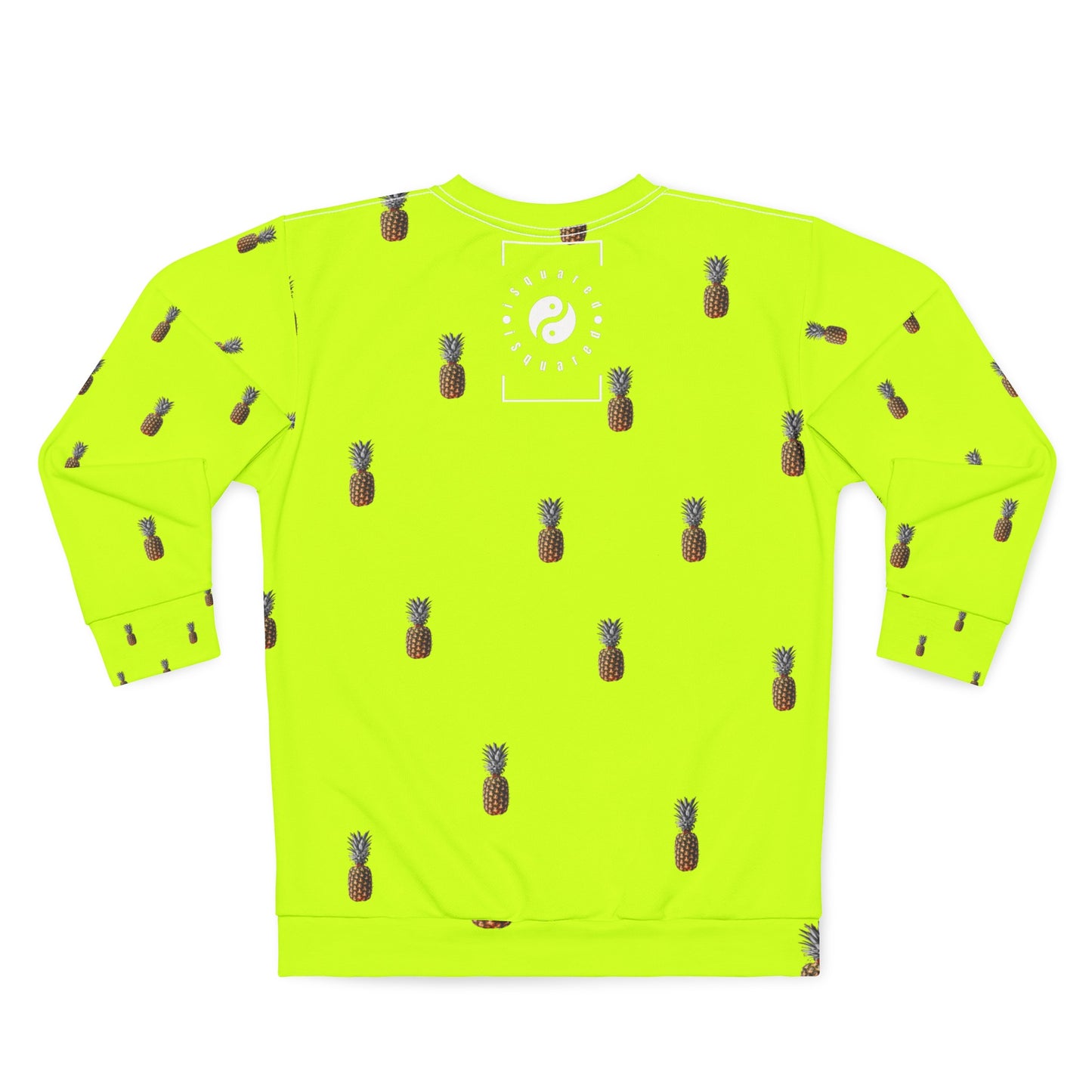 #D7FF11 Sharp Yellow + Pineapple - Unisex Sweatshirt