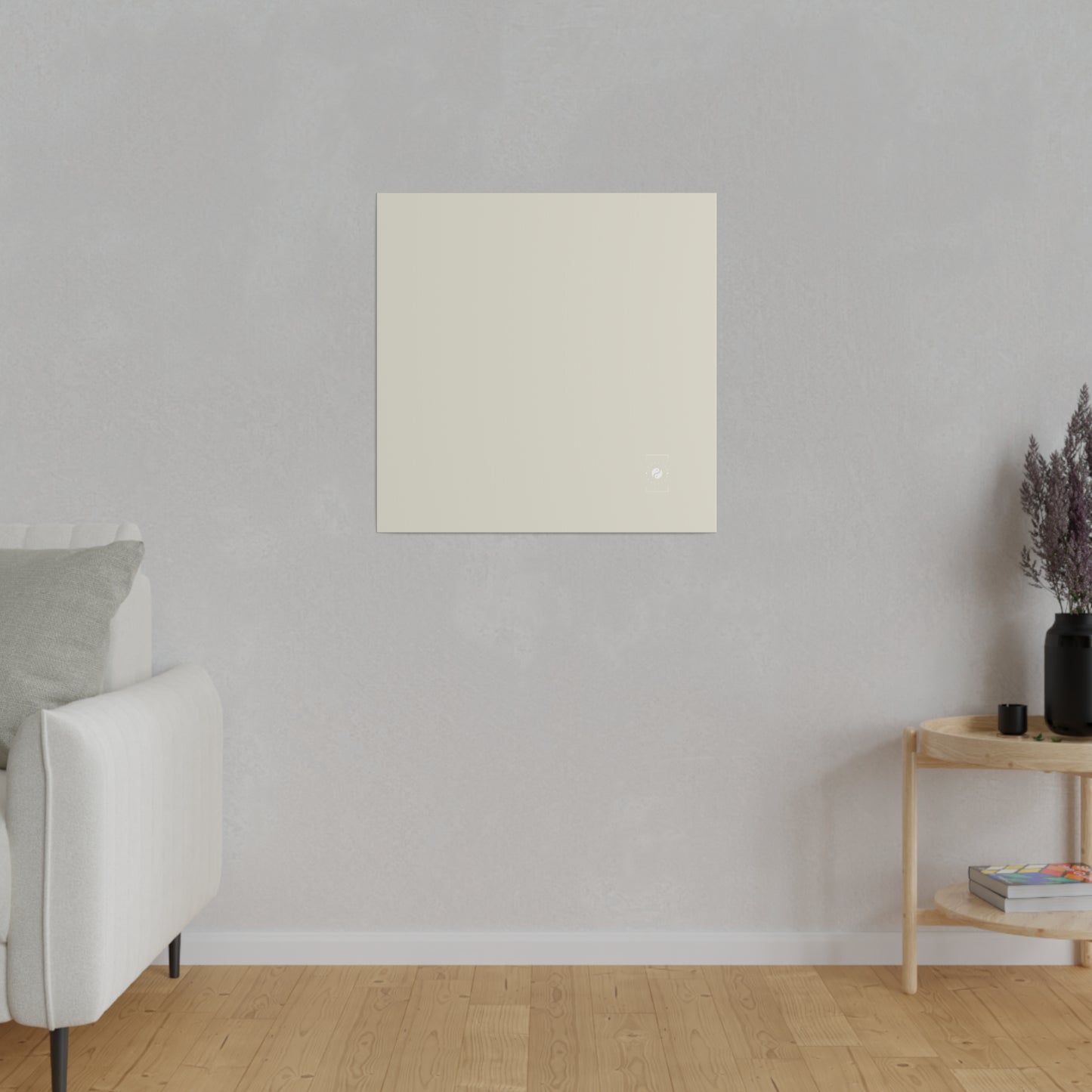 #E9E7DA Ivory - Art Print Canvas