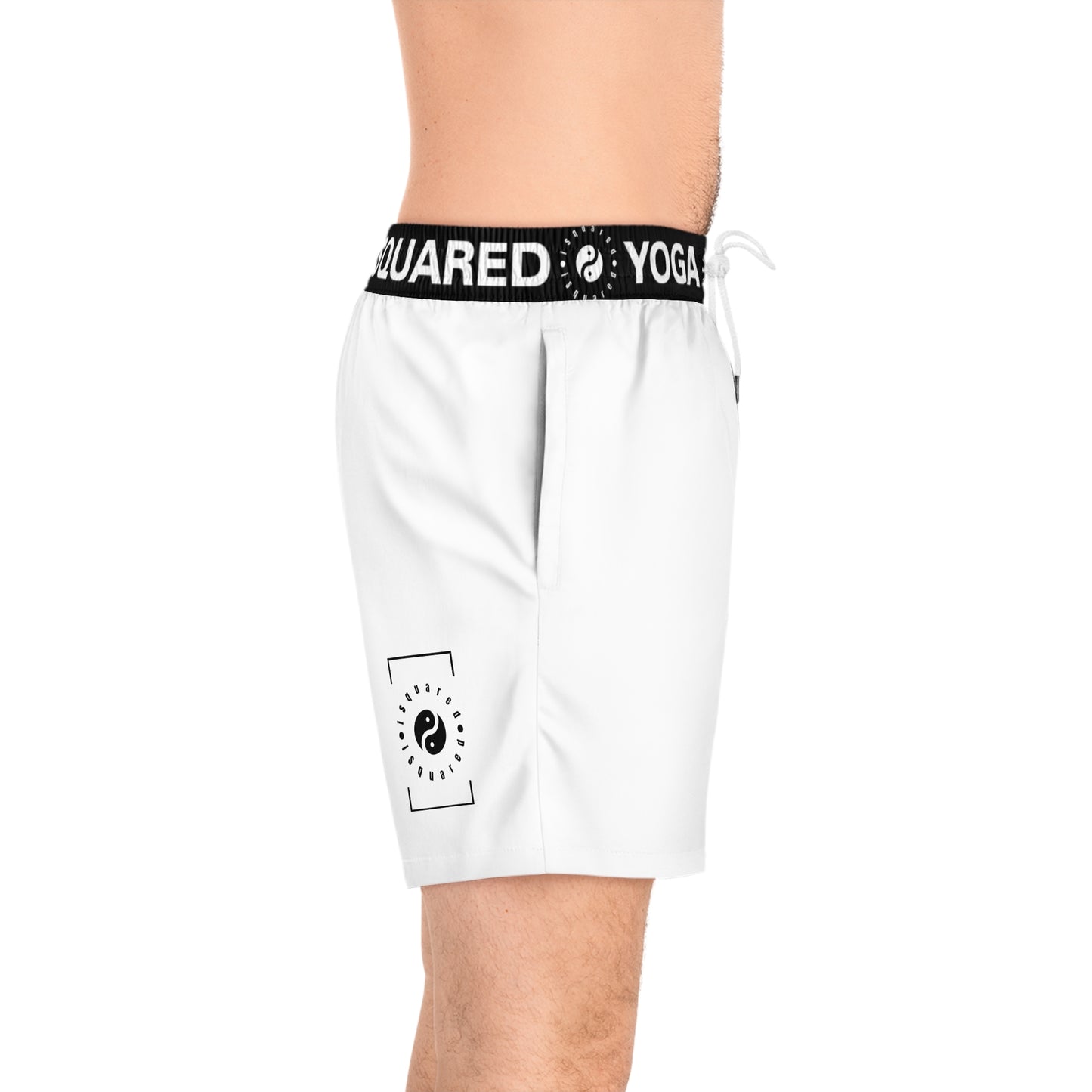 Angel White - Swim Shorts (Mid-Length) for Men