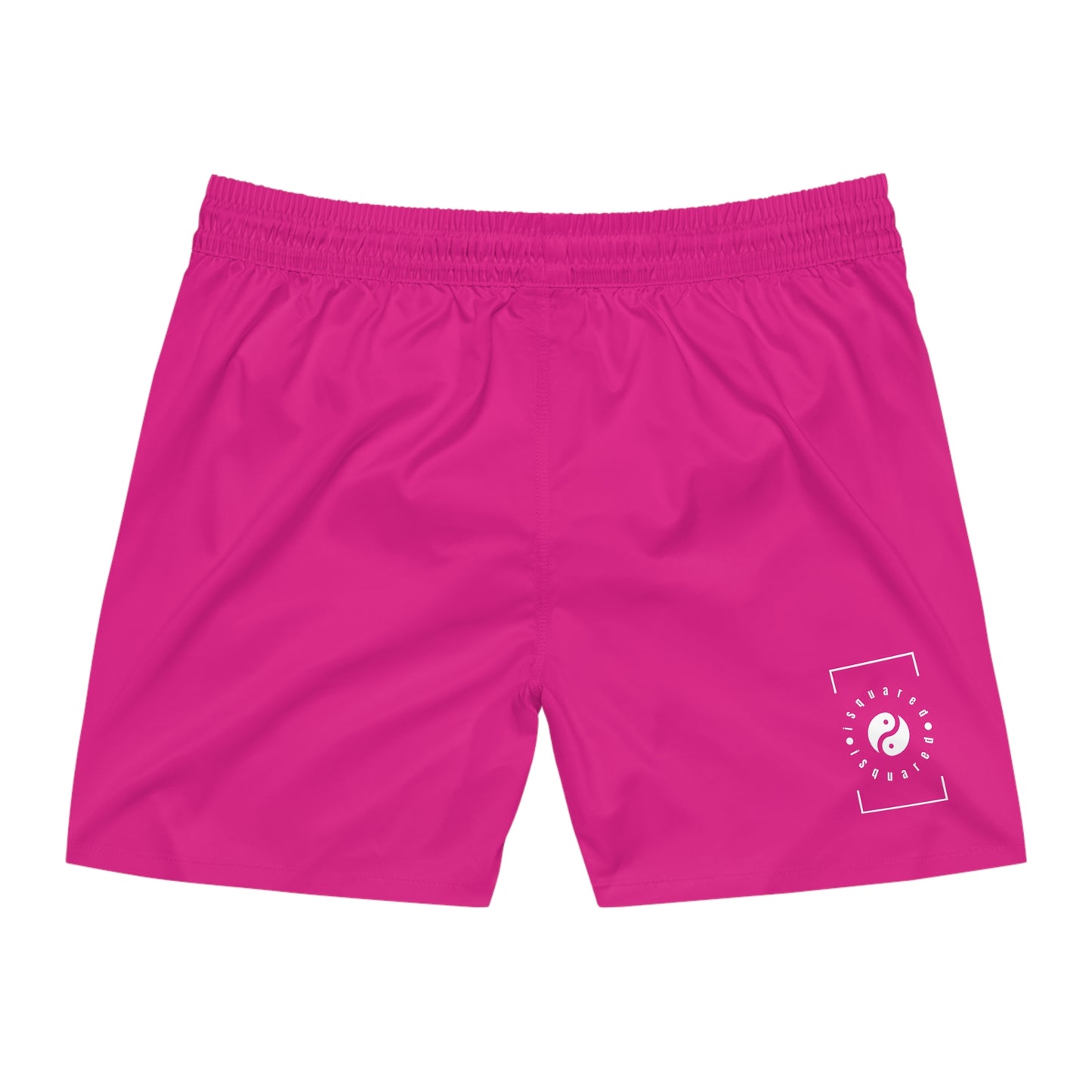 #E0218A Rose - Short de bain (couleur unie) pour homme