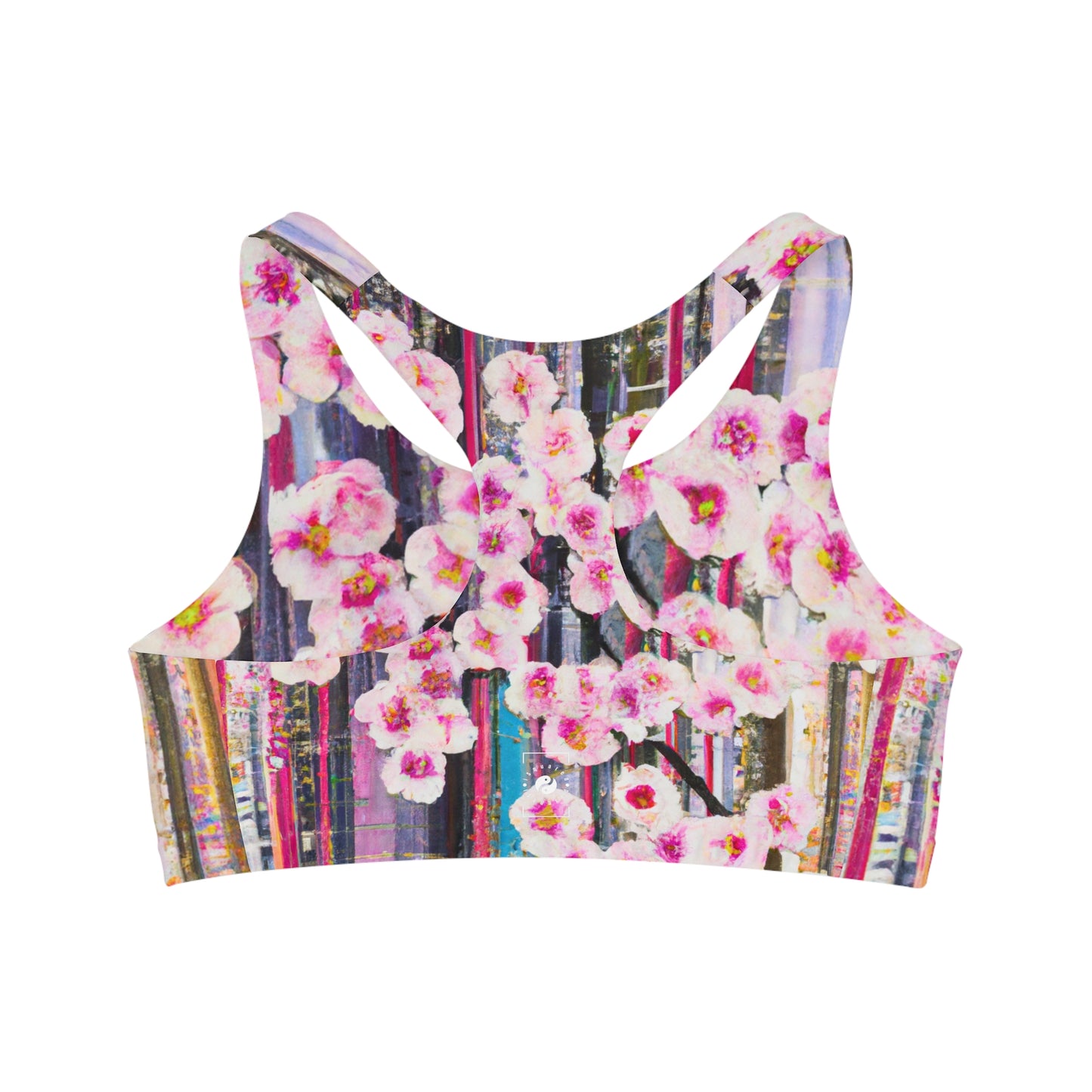 Abstract Bloom 05 - Seamless Sports Bra