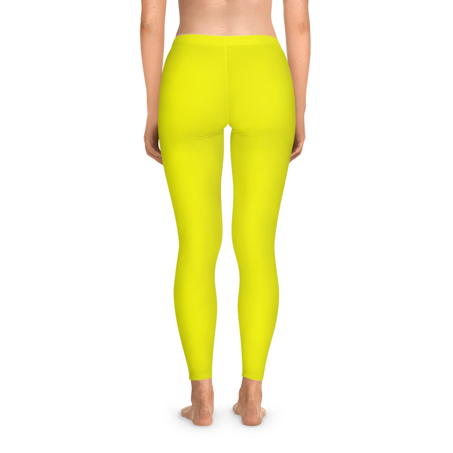 Neon Yellow FFFF00 - Unisex Tights