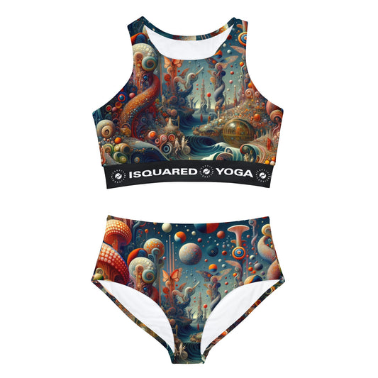 Kaleidoscopic Eden - Hot Yoga Bikini Set