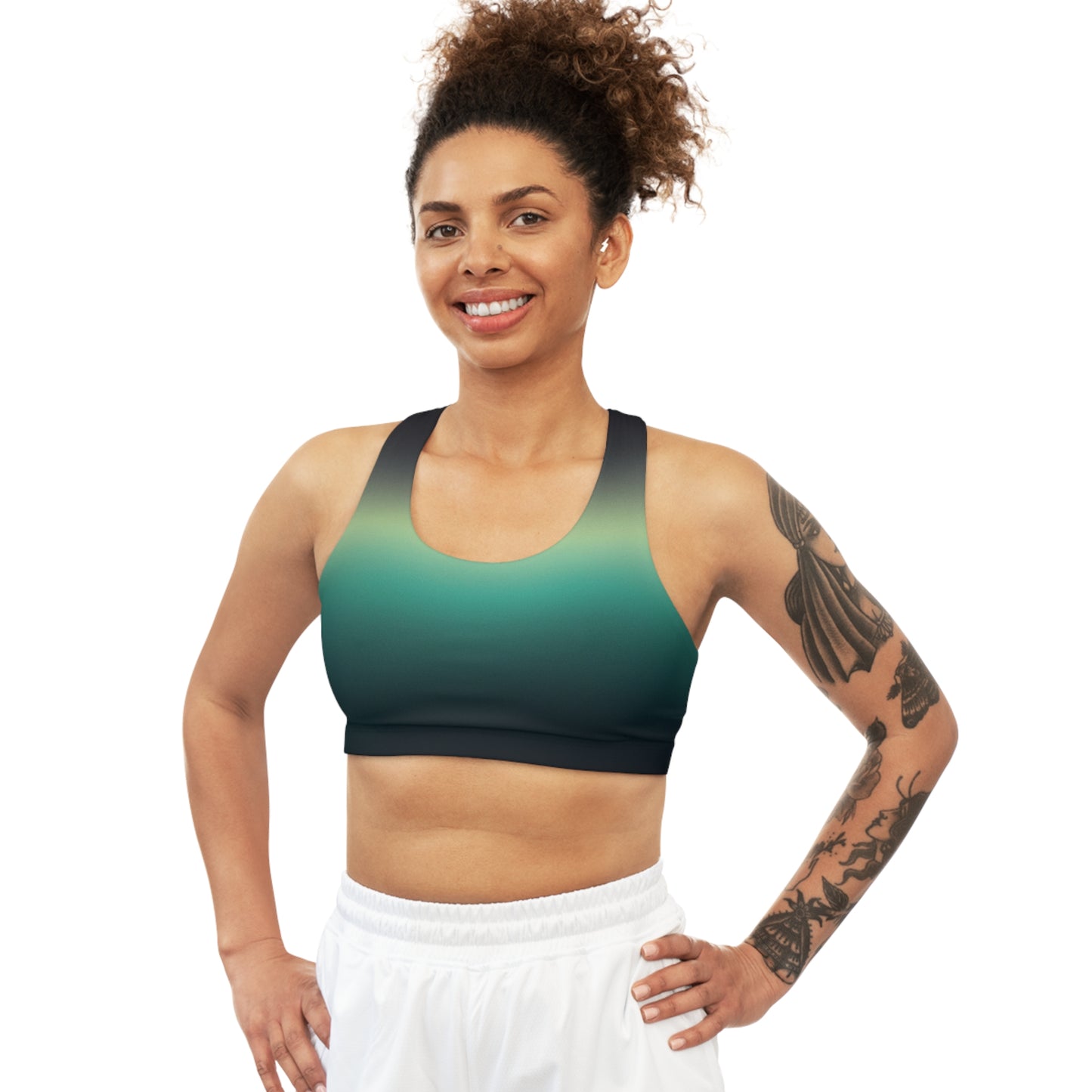 Midnight Gradients - Seamless Sports Bra