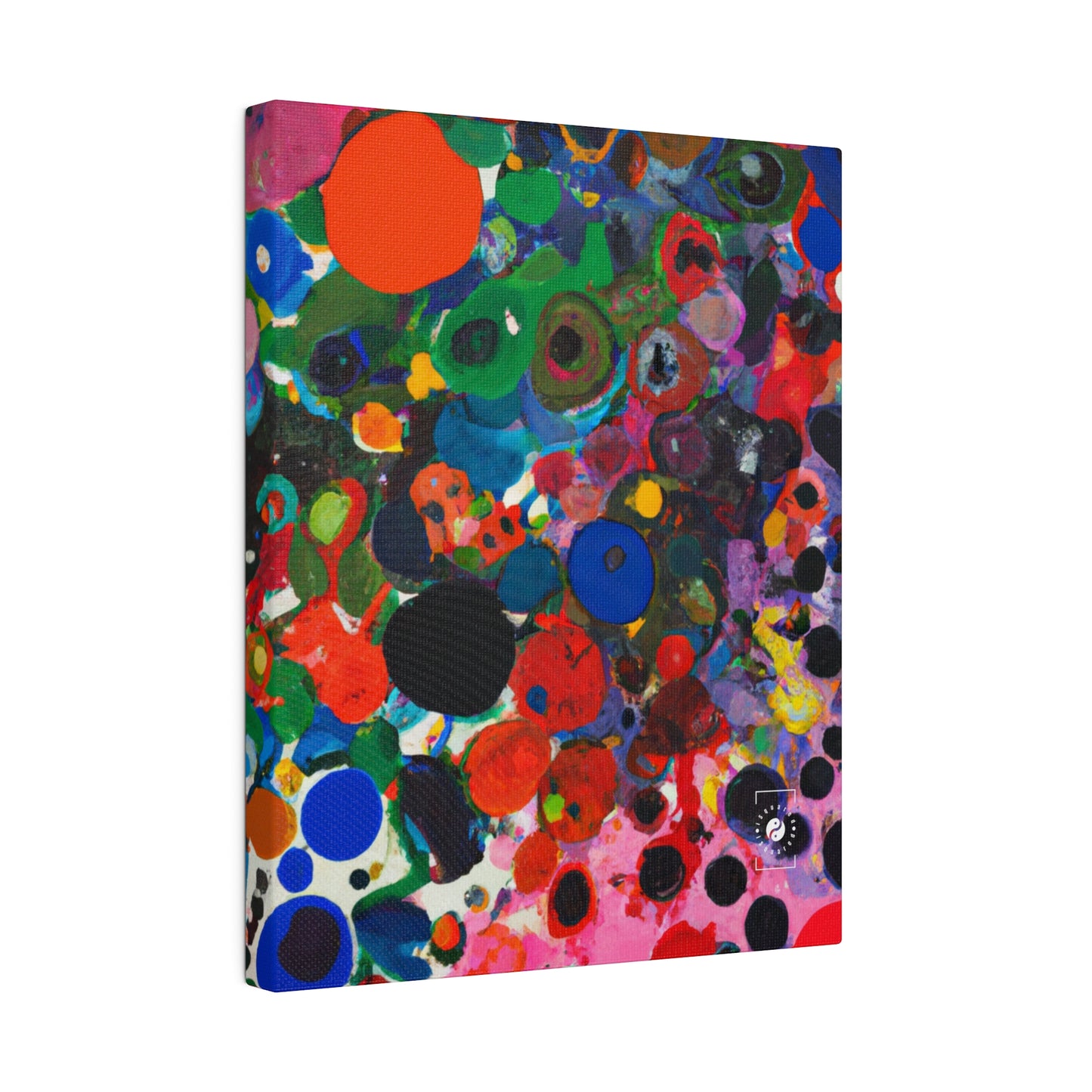 Ink drops meditation - Art Print Canvas