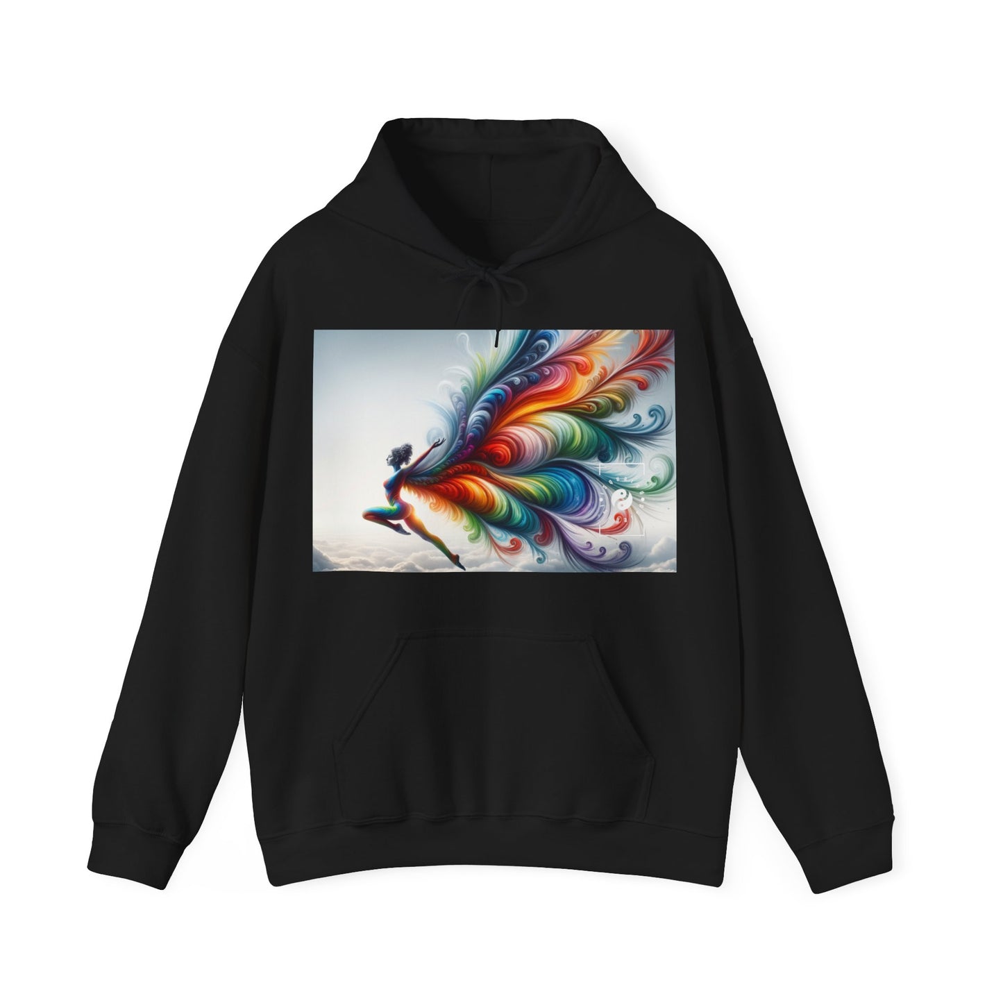 "Yogini's Rainbow Flight" - Hoodie