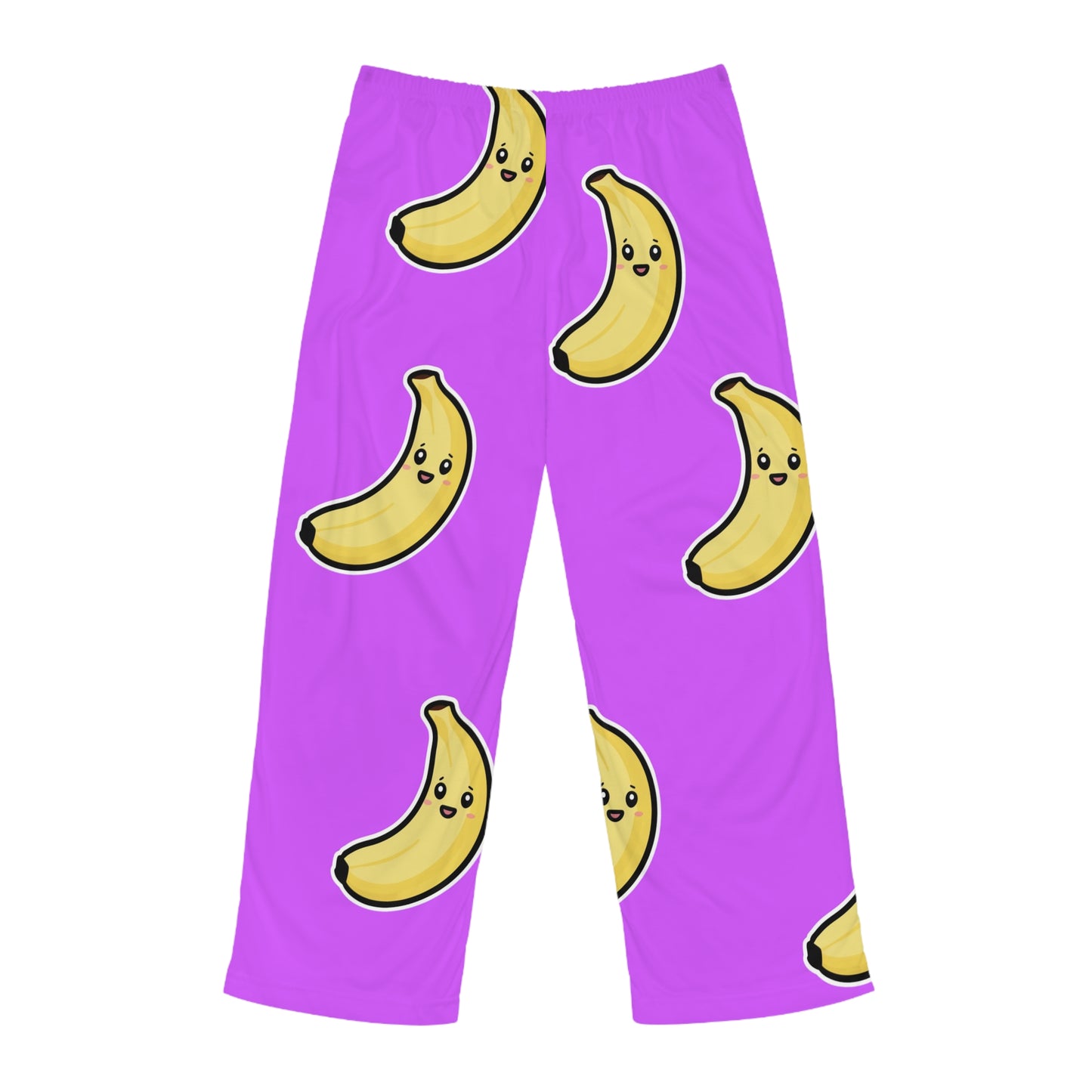 #D65BFF Violet + Banane - Pantalon de détente pour homme