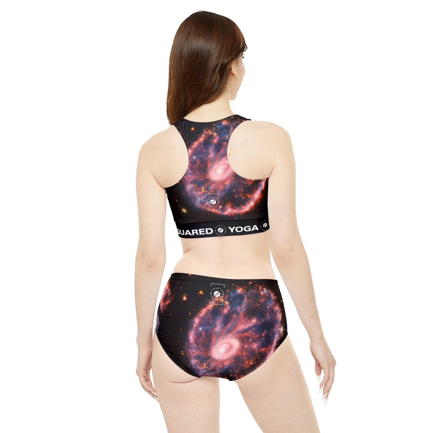 Cartwheel Galaxy (NIRCam and MIRI Composite Image) - Hot Yoga Bikini Set