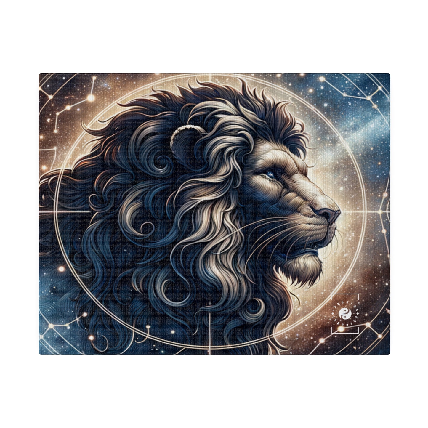 Celestial Leo Roar - Art Print Canvas