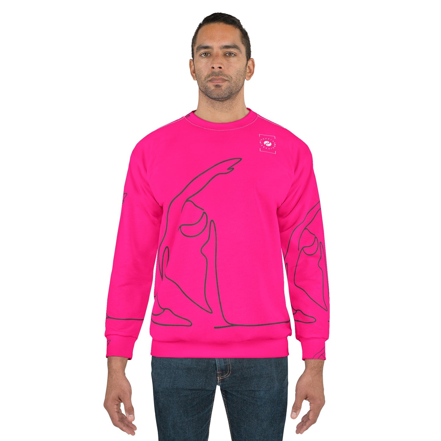 Line Art Pigeon Pose - Unisex Sweatshirt