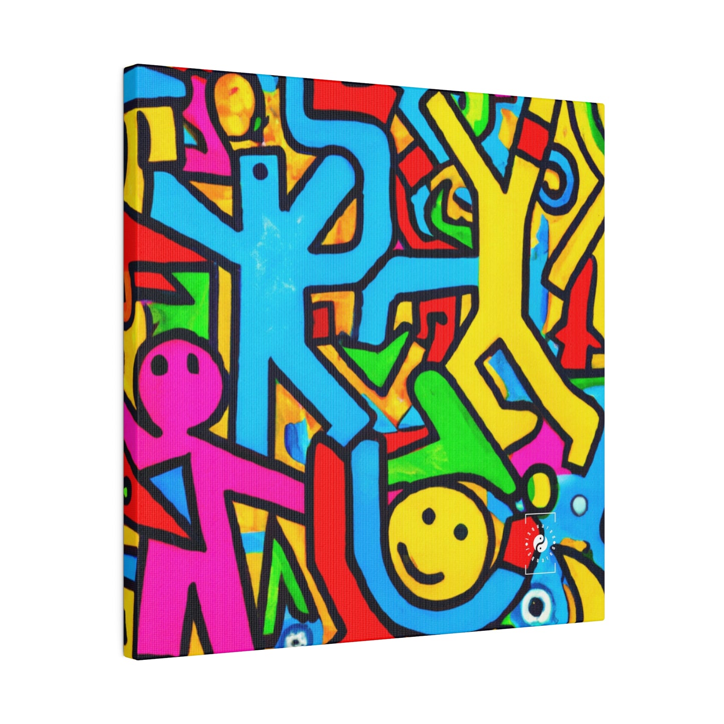 symbols of happiness - Art Print Canvas