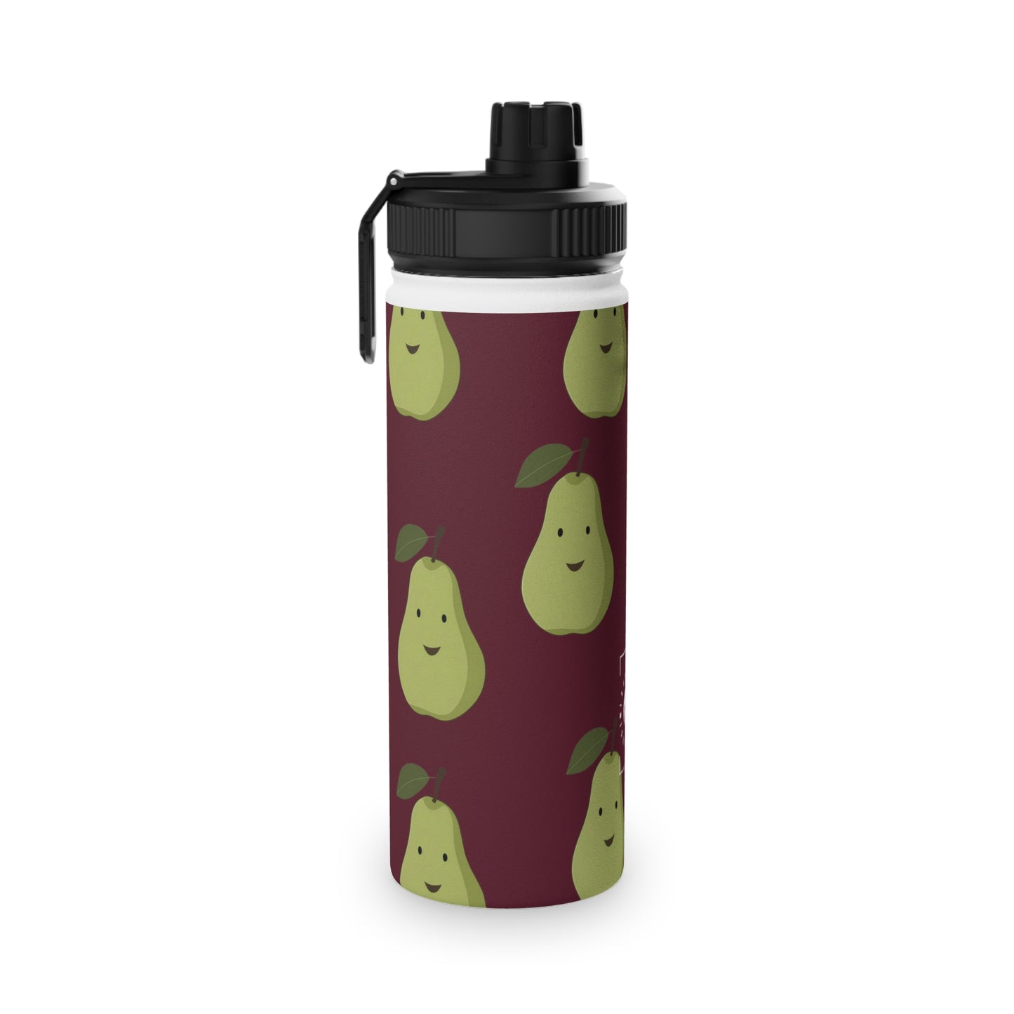 #60182D Deep Siena + Pear - Sports Water Bottle