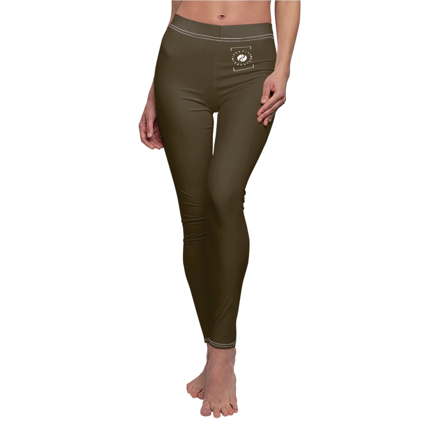 Earthy Brown - Casual Leggings