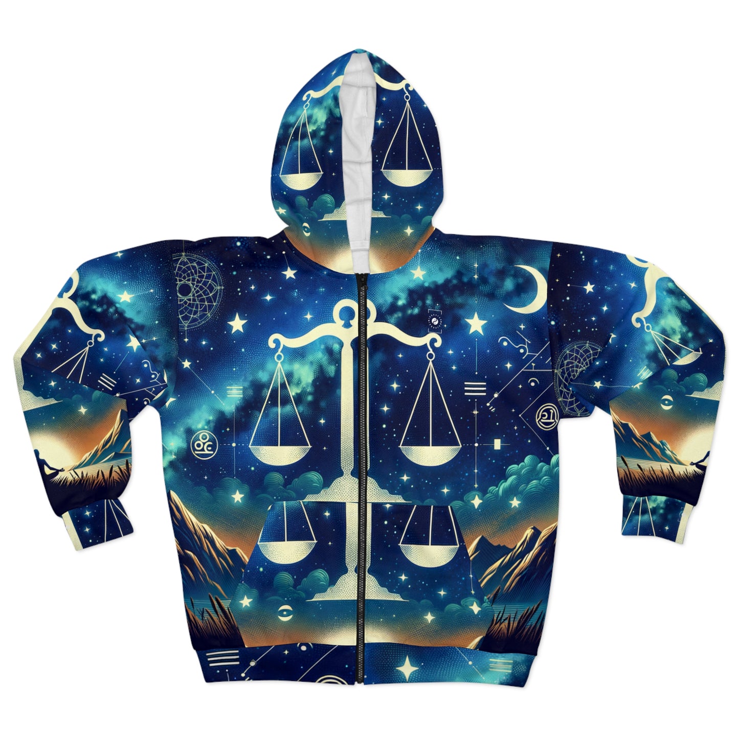 Celestial Libra - Zip Hoodie