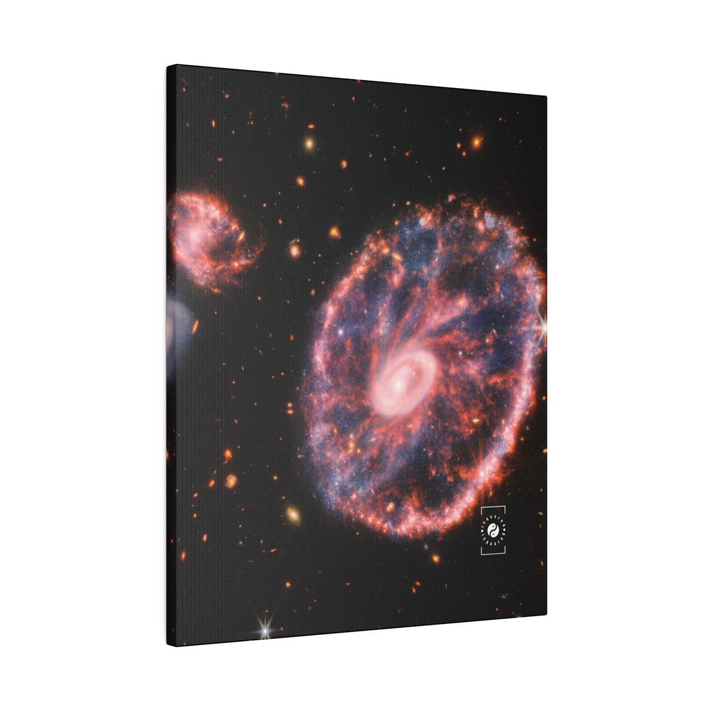 Cartwheel Galaxy (image composite NIRCam et MIRI) - Impression sur toile