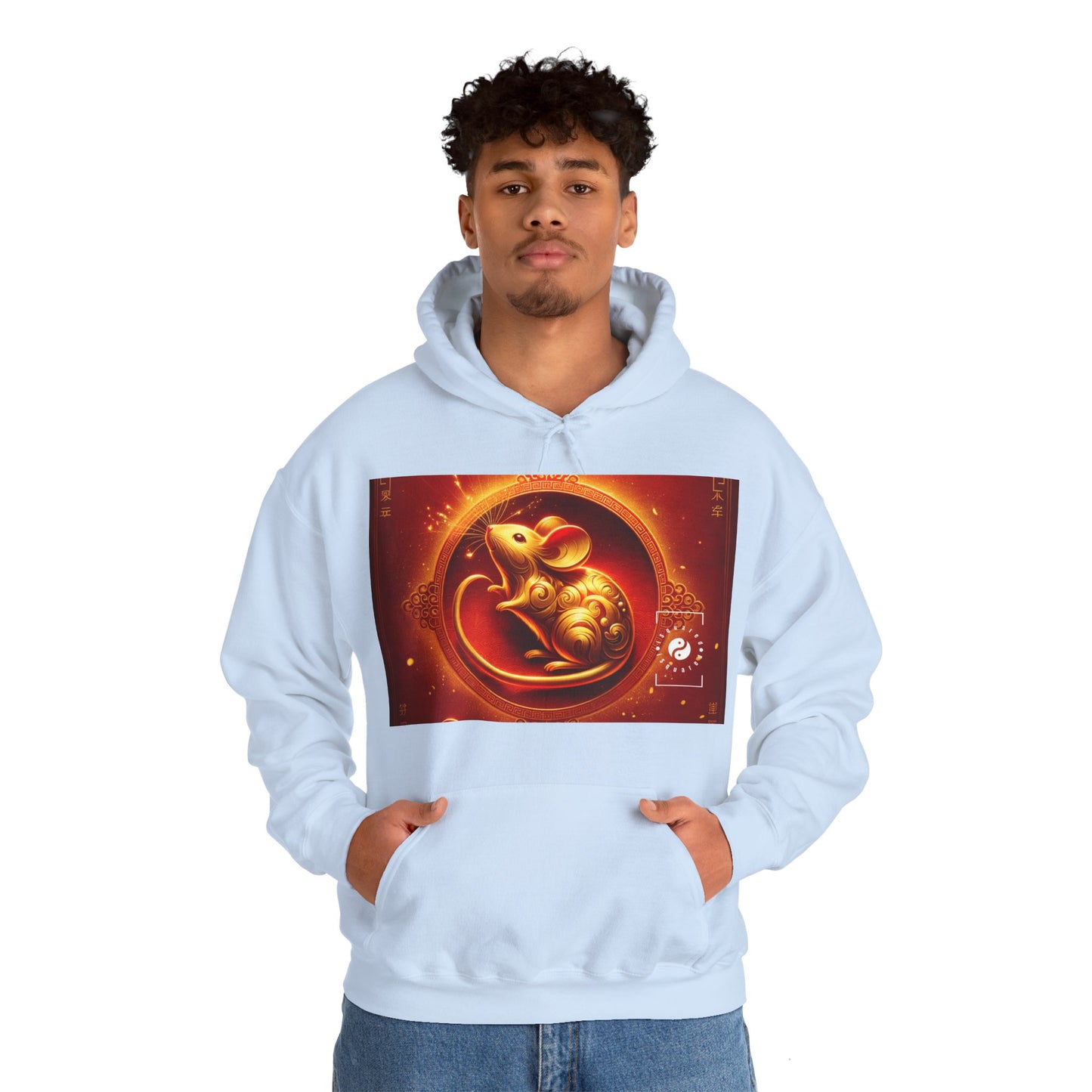 "Golden Emissary: A Lunar New Year's Tribute" - Hoodie