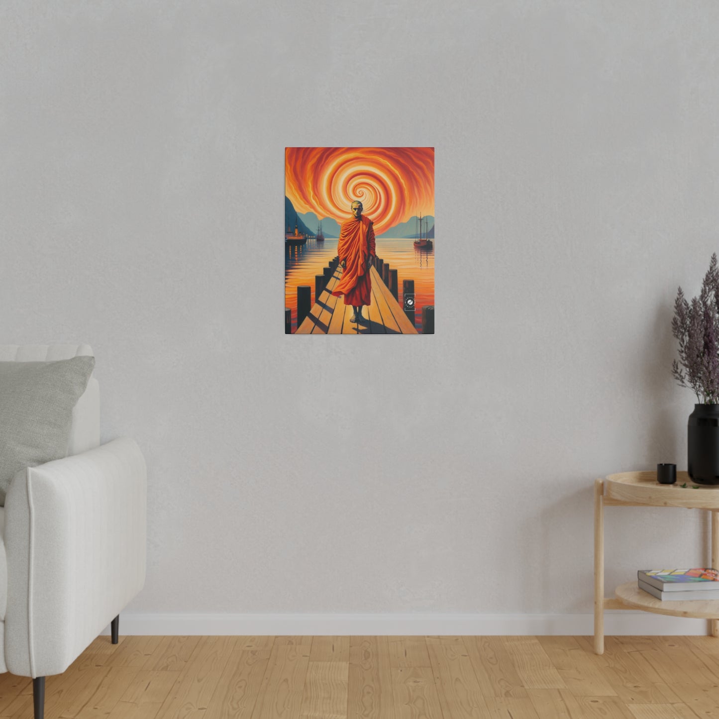 Serenity's Echo - Art Print Canvas