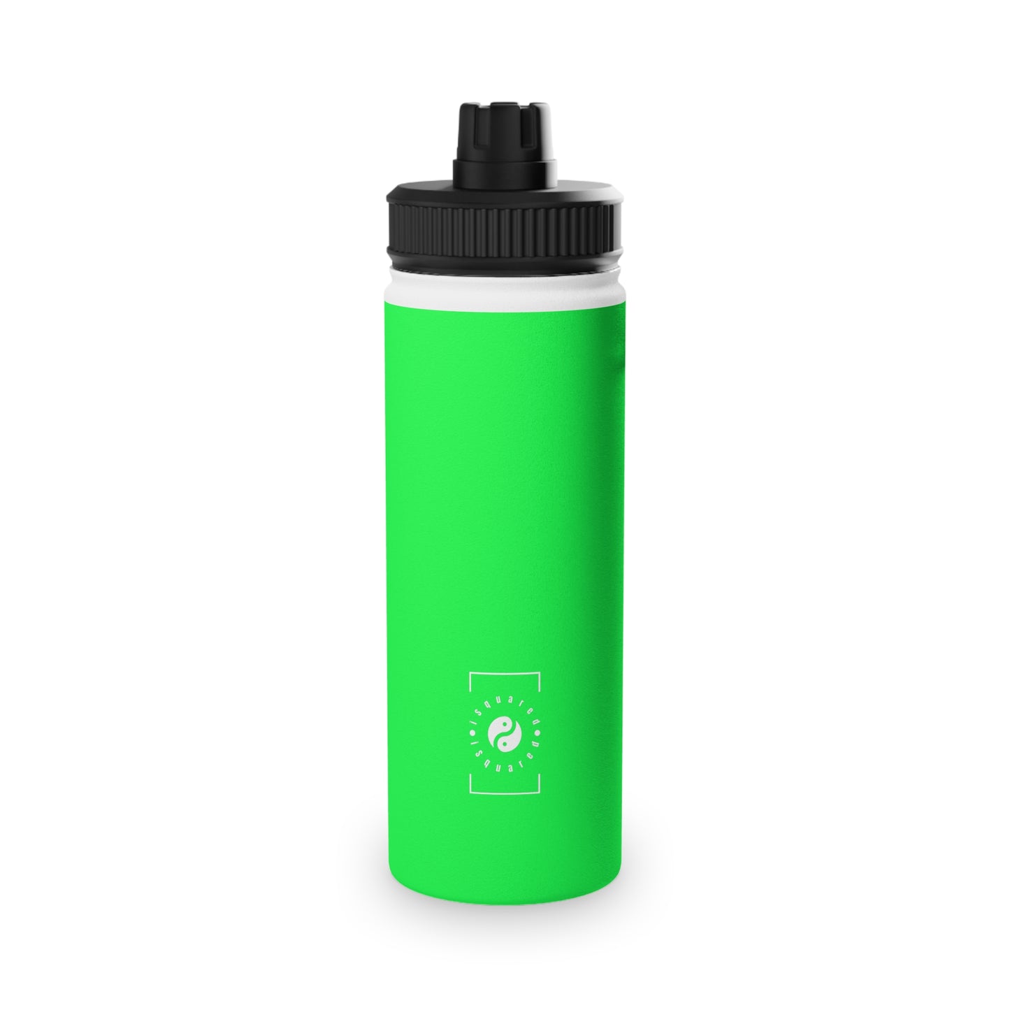 #0FFF50 Neon Green - Sports Water Bottle