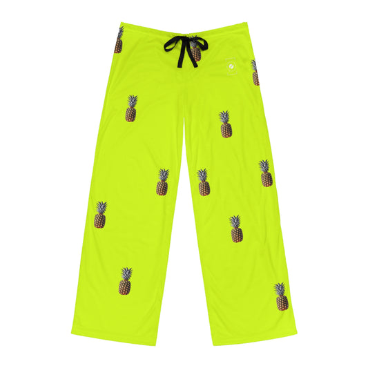 #D7FF11 Sharp Yellow + Ananas - Pantalon de détente pour homme