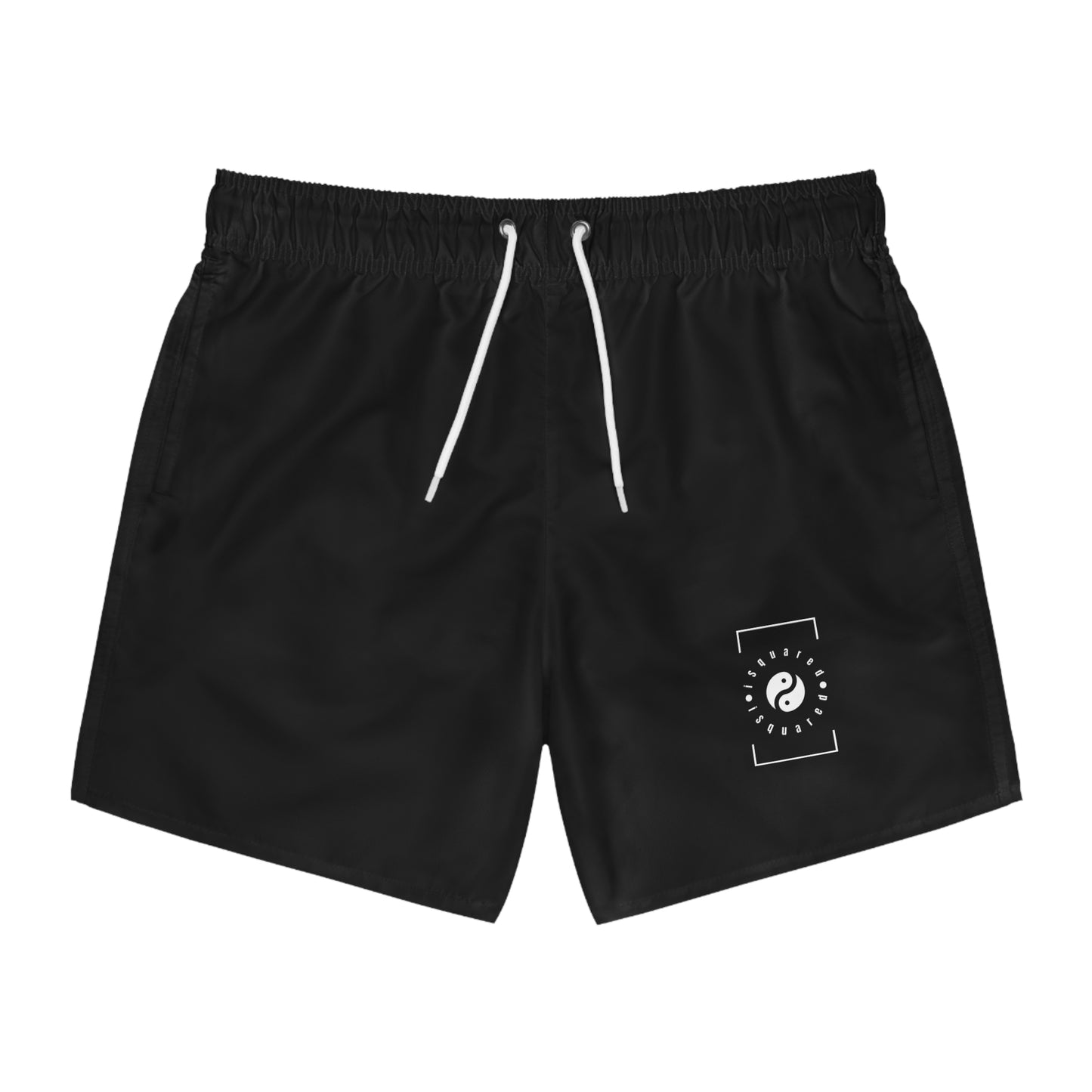 Pure Black - Swim Trunks for Men