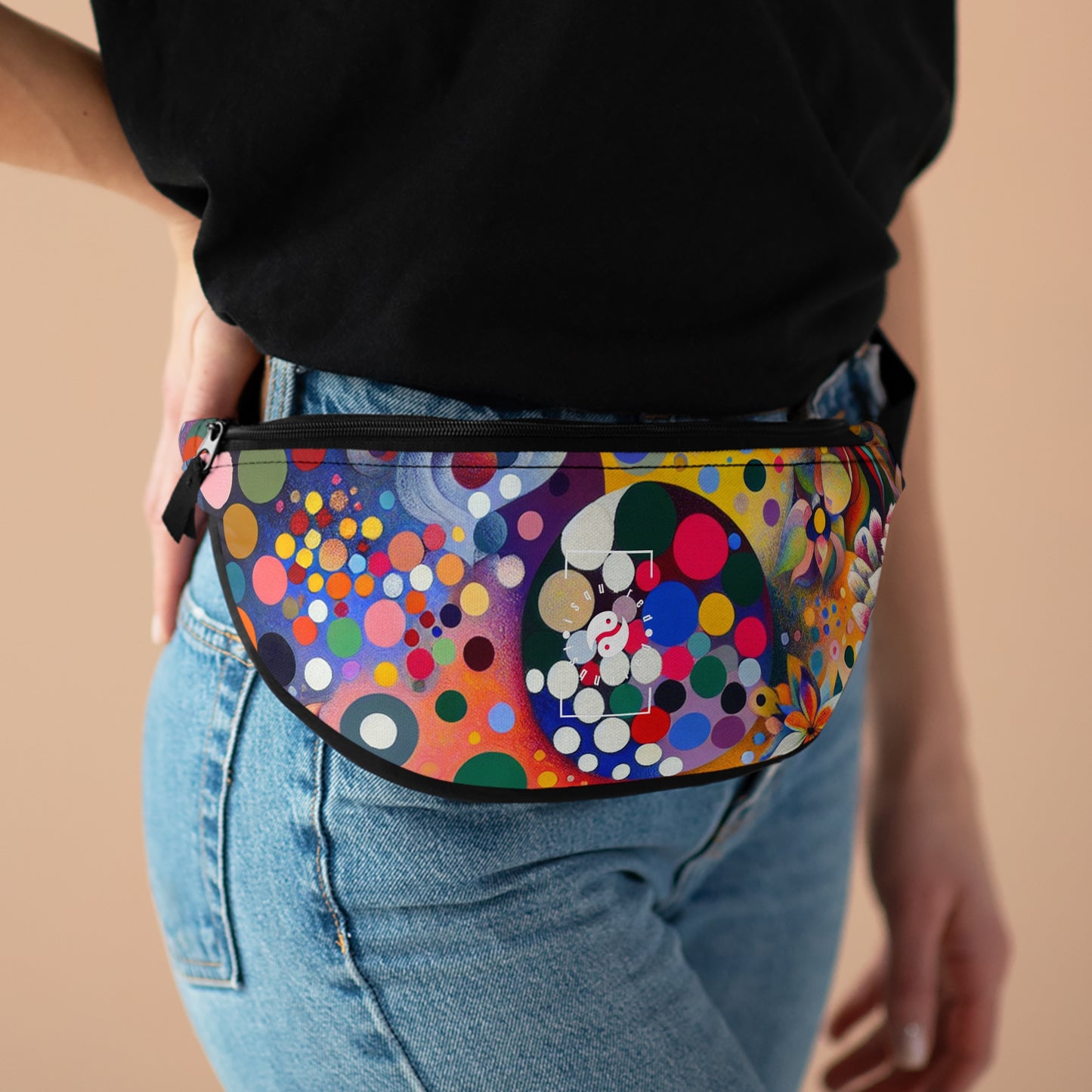 "Polka Petals in Yogic Surrealism: An Artistic Salute to Kusama and Kahlo" - Fanny Pack