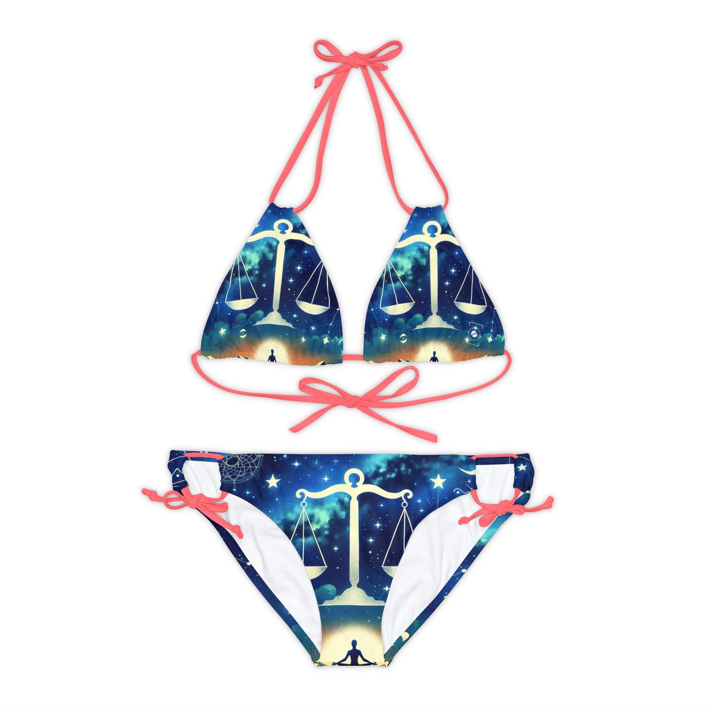 Celestial Libra - Lace-up Bikini Set