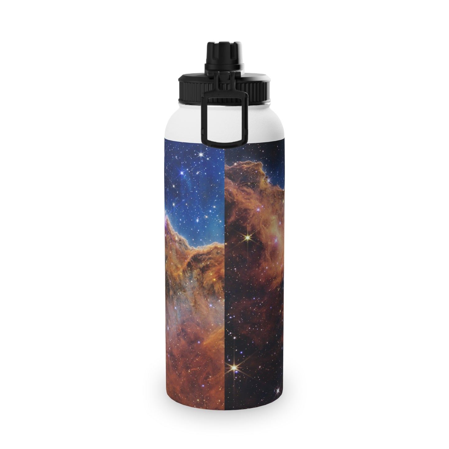 “Cosmic Cliffs” in the Carina Nebula (NIRCam Image) - JWST Collection - Sports Water Bottle