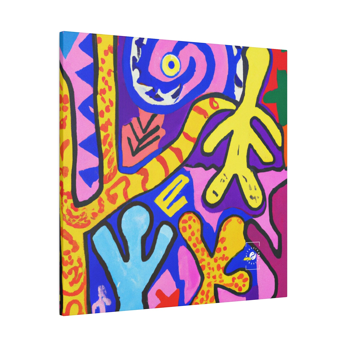 "Symbolic Jamboree" - Art Print Canvas