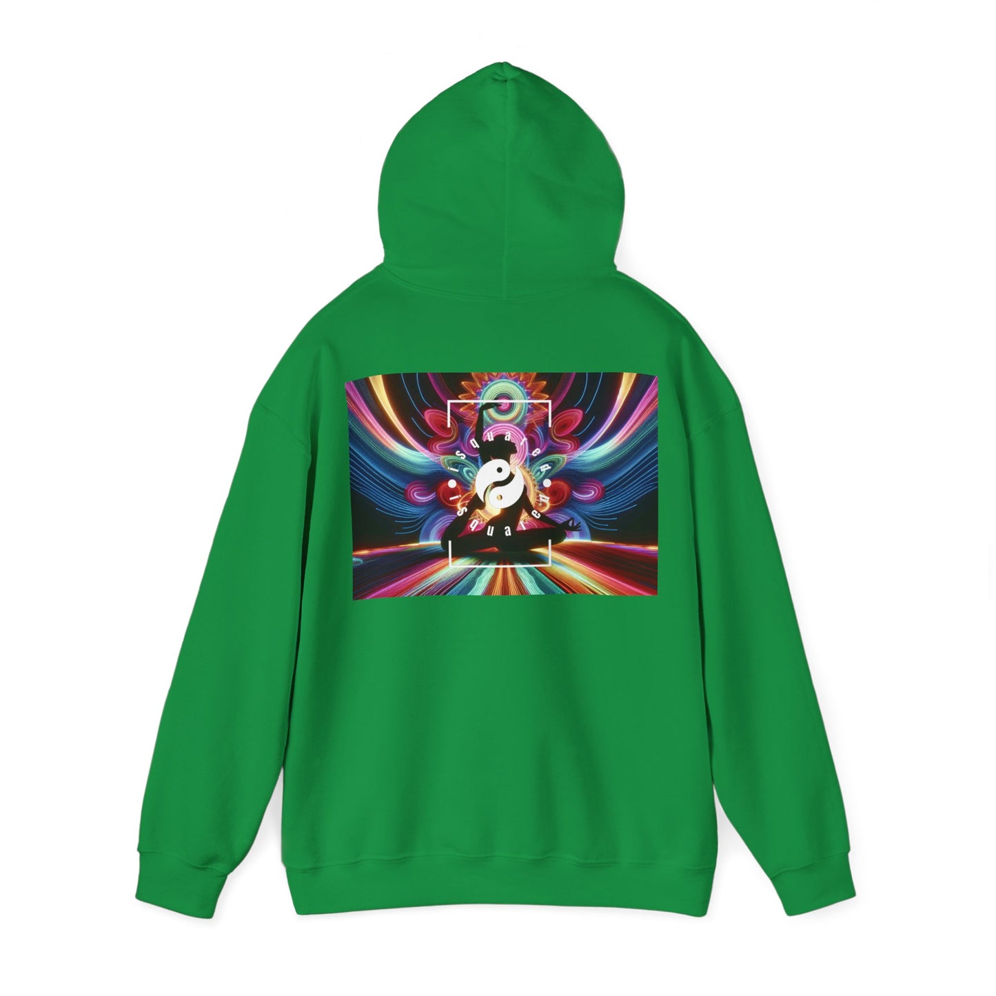 "Neon Zenith: Chromatic Balance" - Hoodie