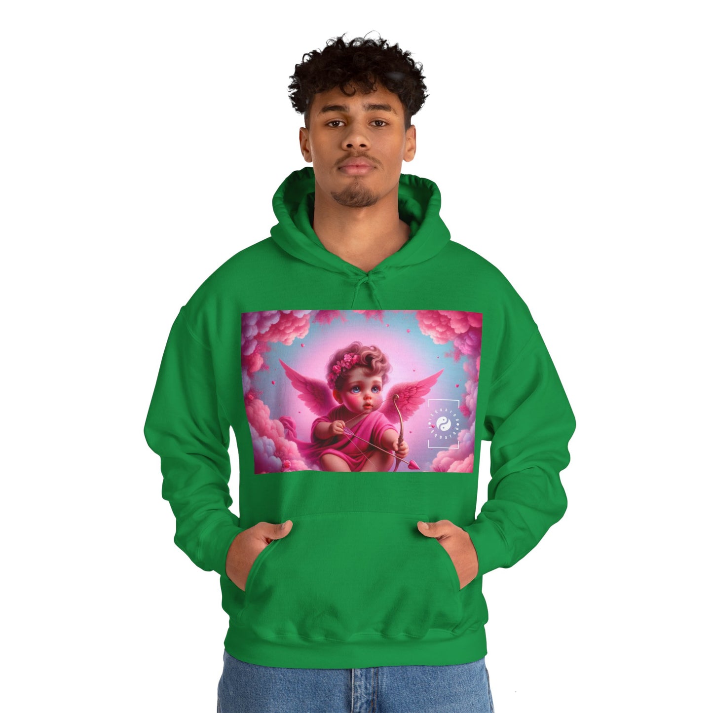 "Bold Blush: A Cupid's Love Affair" - Hoodie