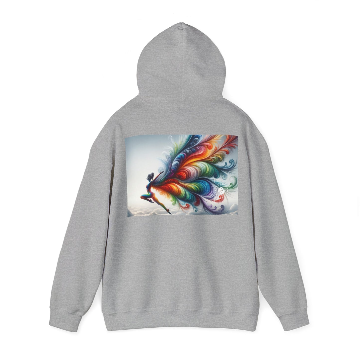 "Yogini's Rainbow Flight" - Hoodie