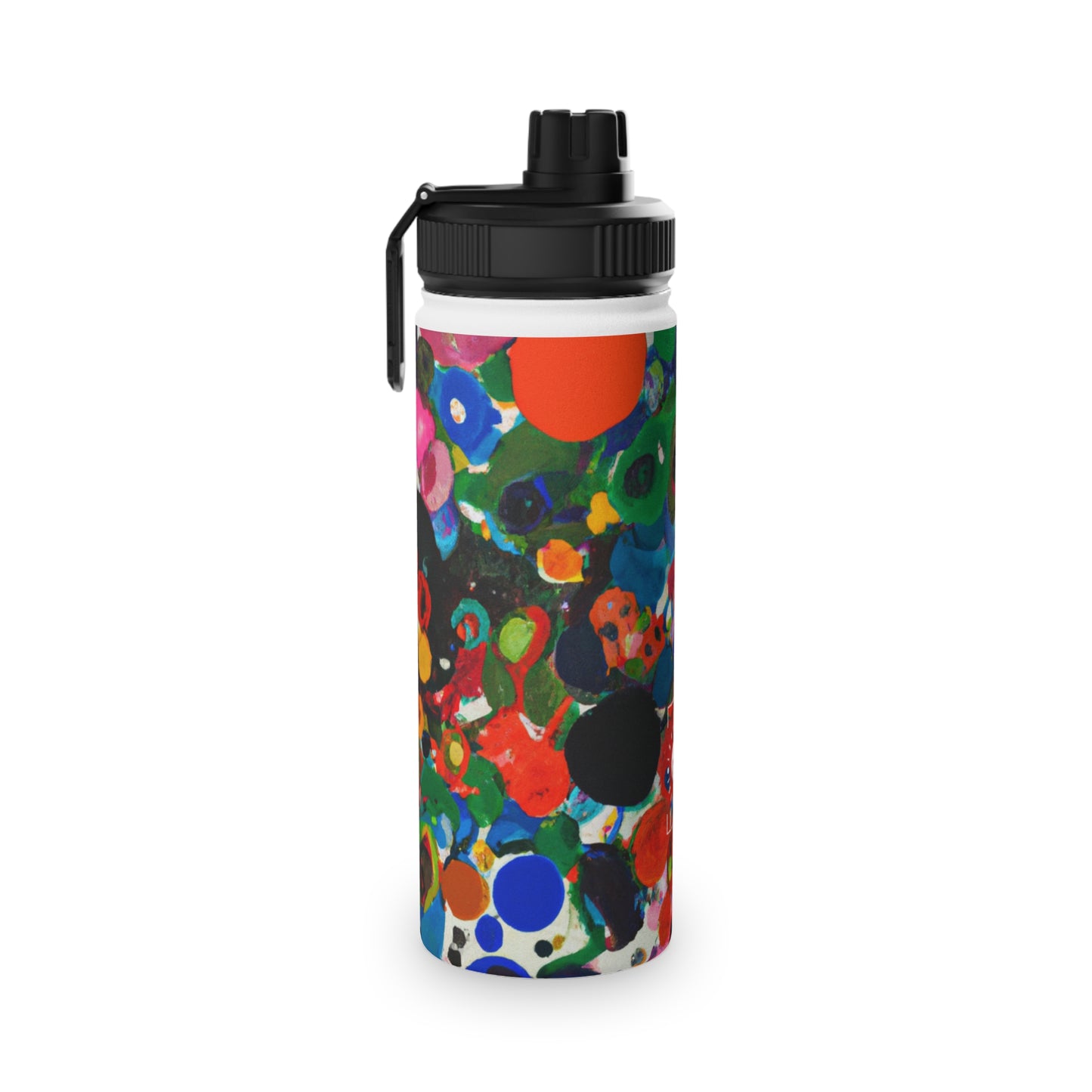 Ink drops meditation - Sports Water Bottle