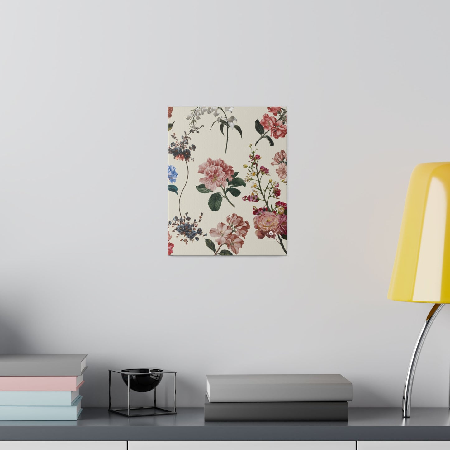 Botanicals on Beige - Art Print Canvas